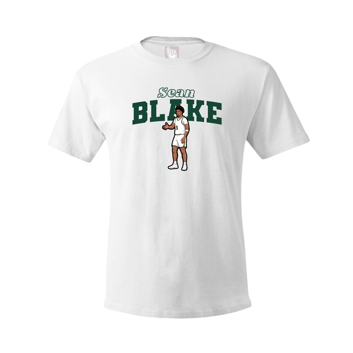 Tee — Name Arch in White