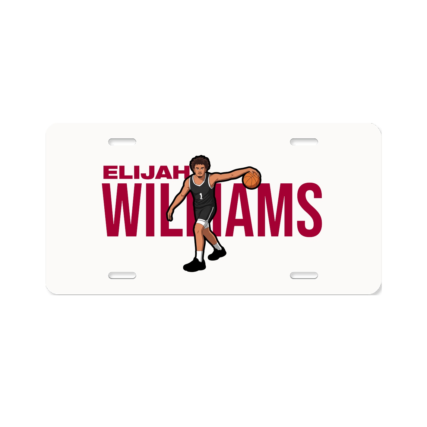 License Plate — Player Name in Classic