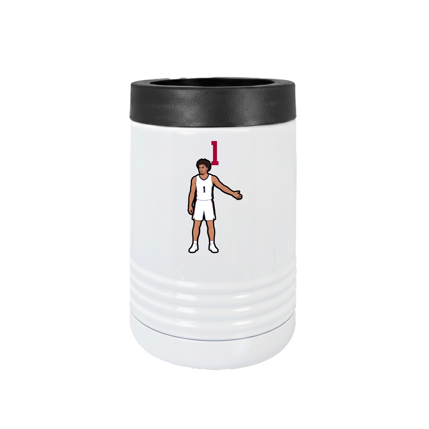 Beverage Holder — Number Top in White