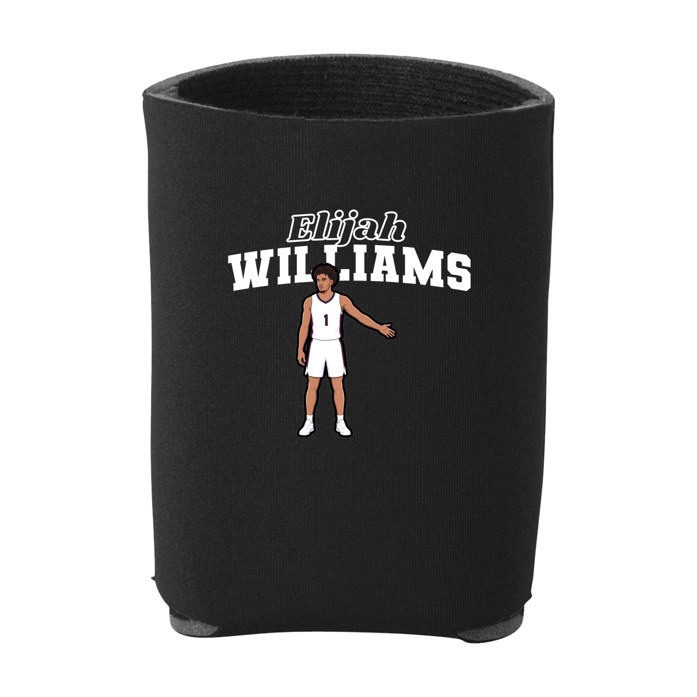 Can Holder — Name Arch in Black