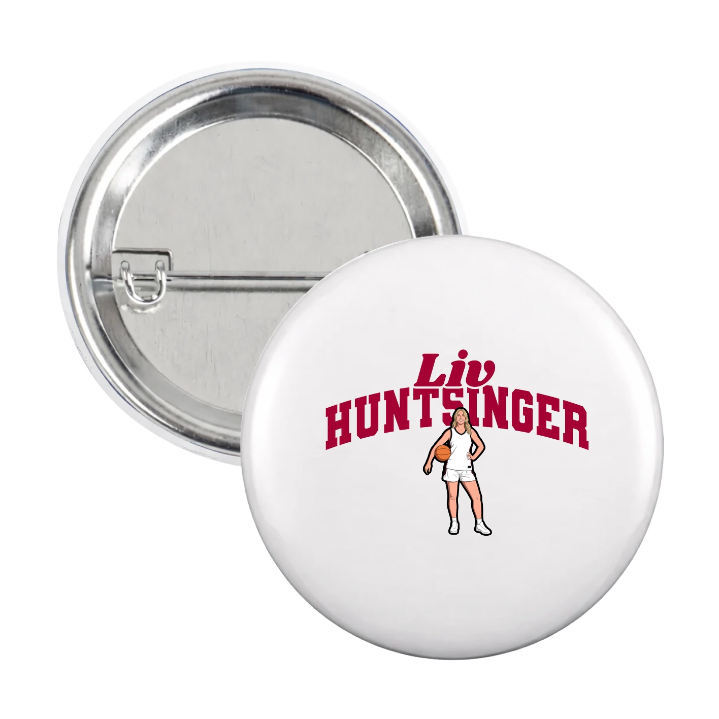 Game Day Button — Signature Arch in White