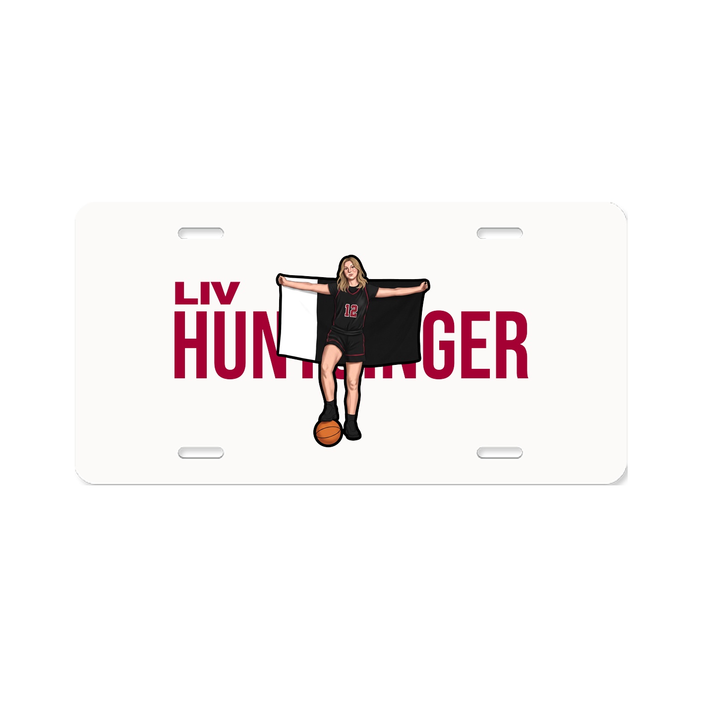 License Plate — Player Name in Classic
