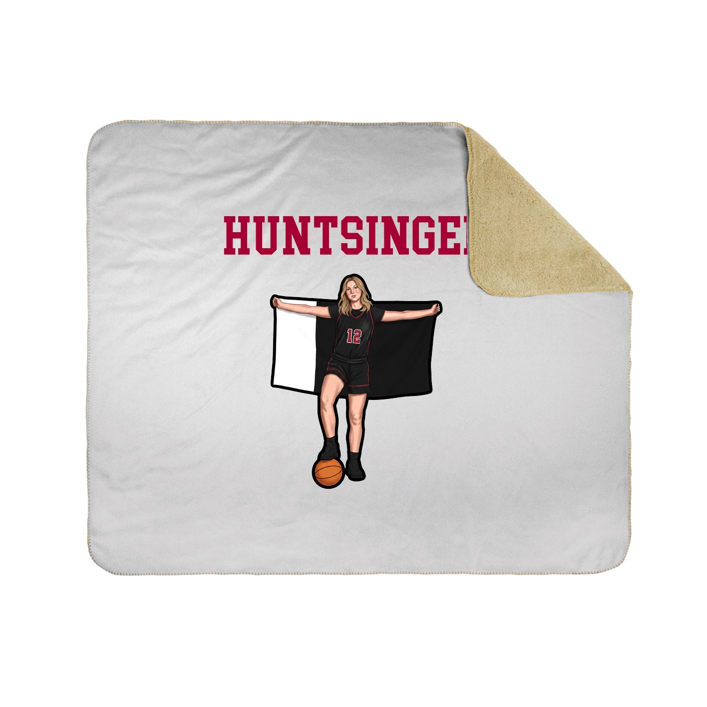 Throw Blanket — Shirsey in White