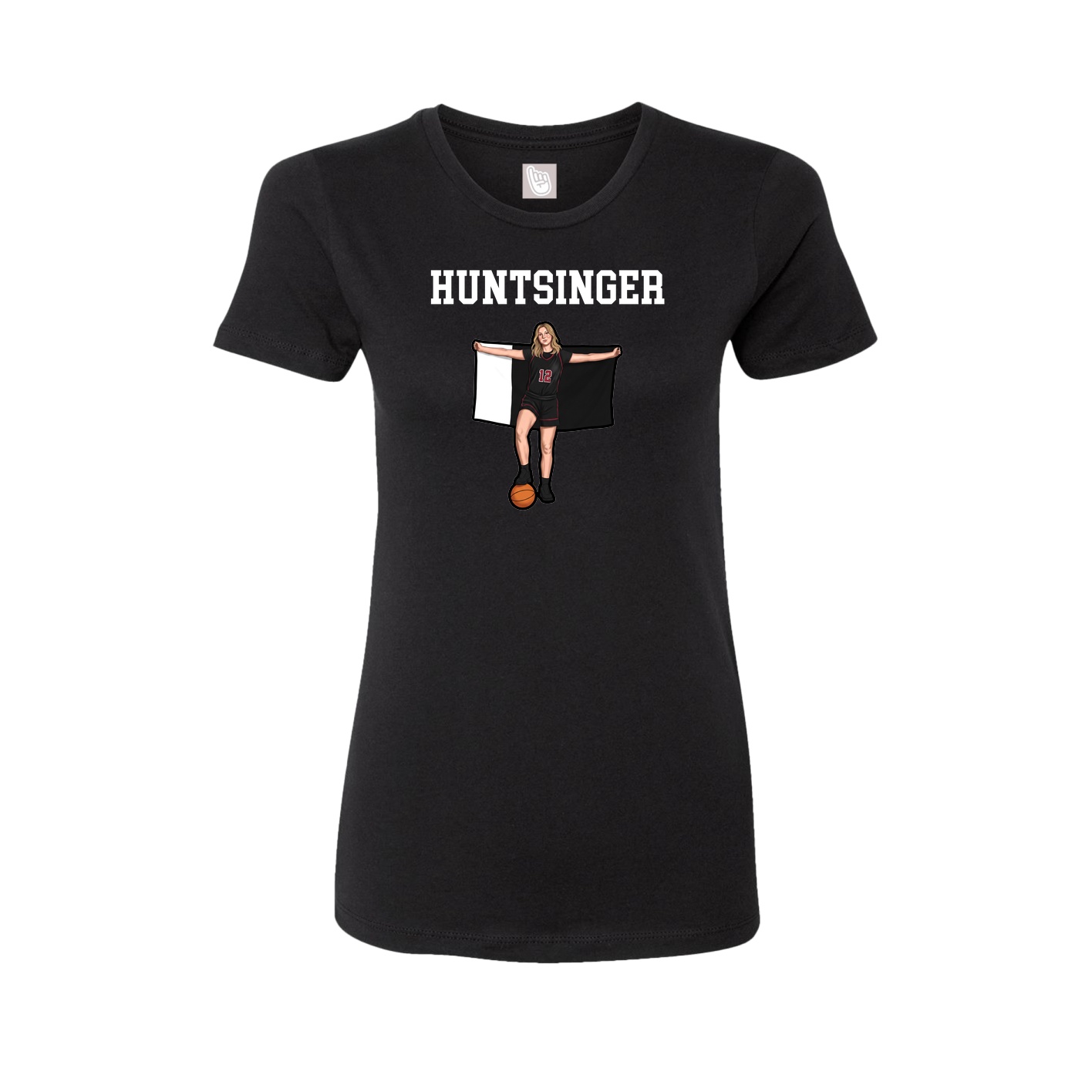 Fitted Women's Tee — Shirsey in Black