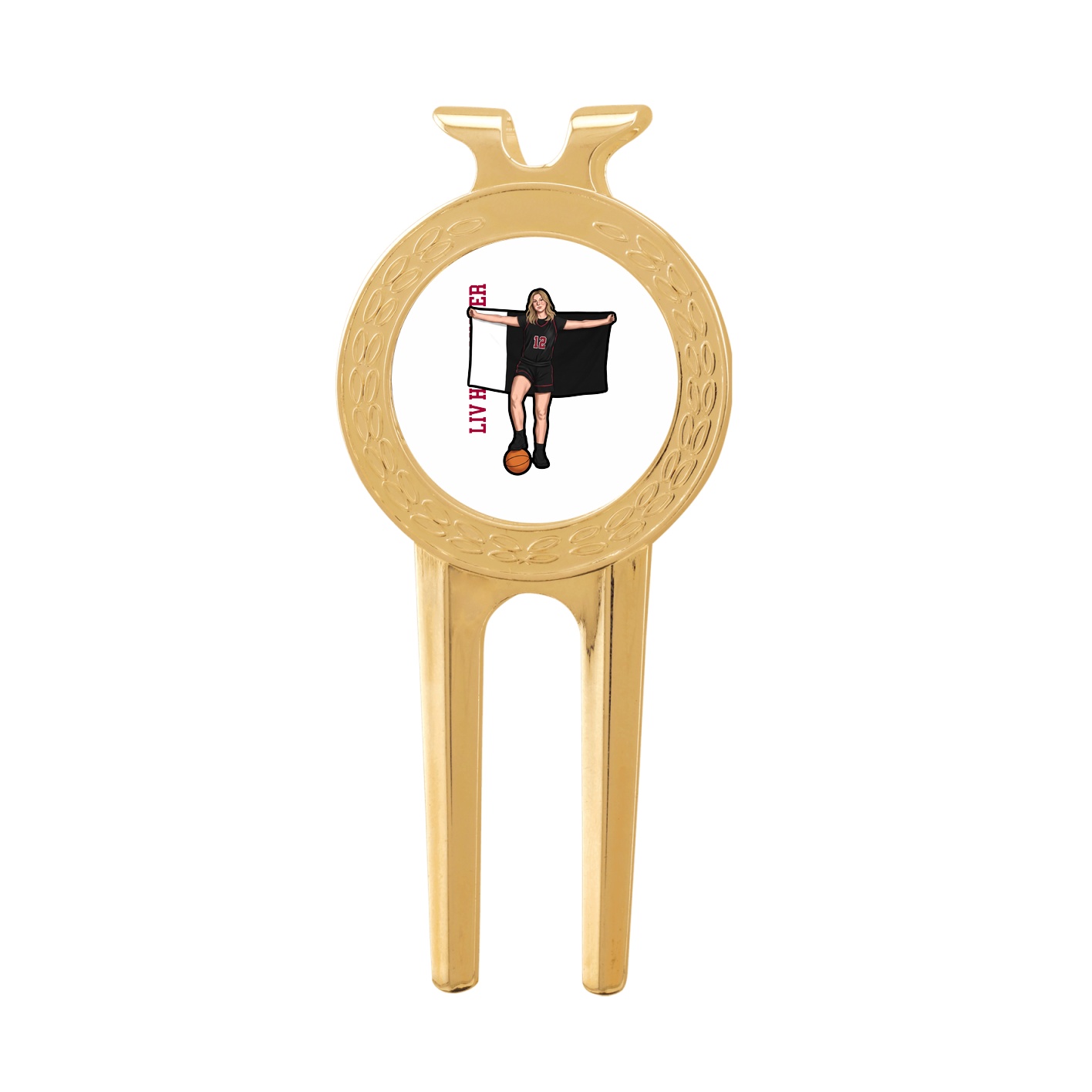 Divot Tool with Ball Marker — Name Vertical in Classic