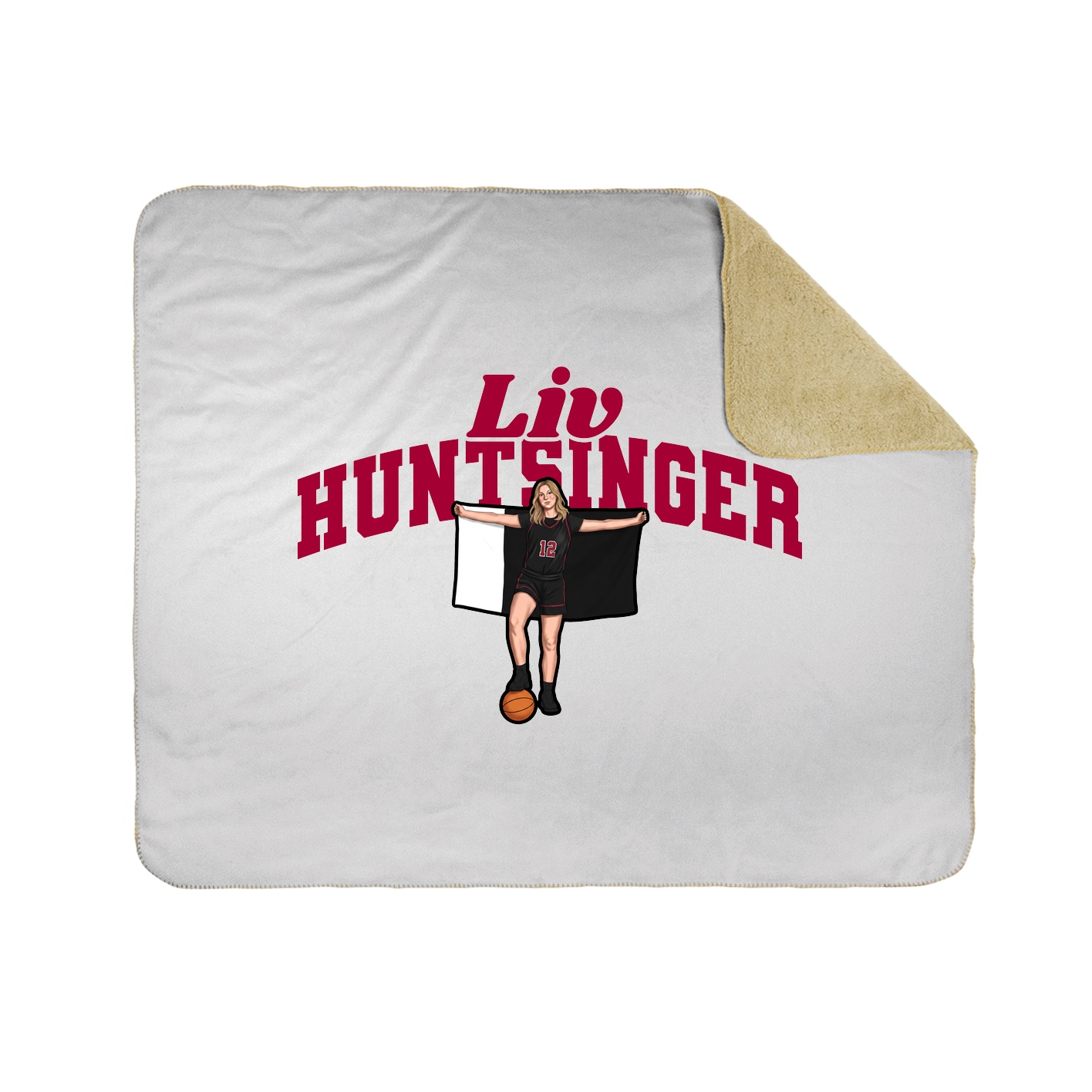 Throw Blanket — Signature Arch in White