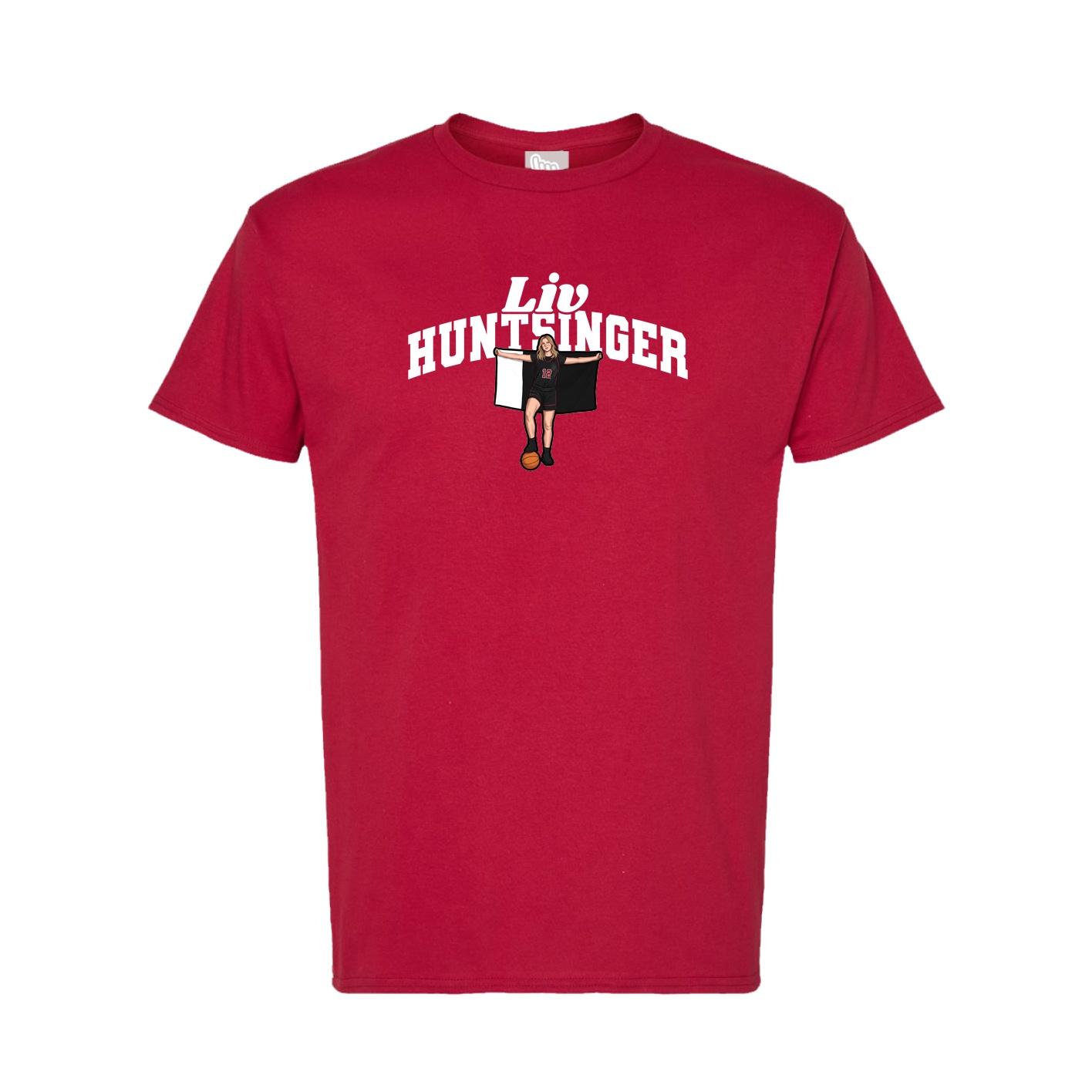 Tee — Signature Arch in Crimson