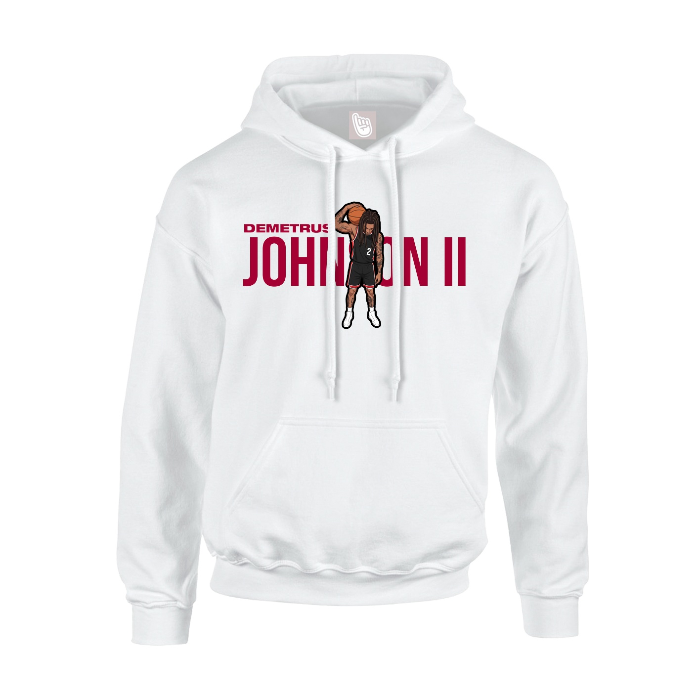 Hoodie — Player Name in White