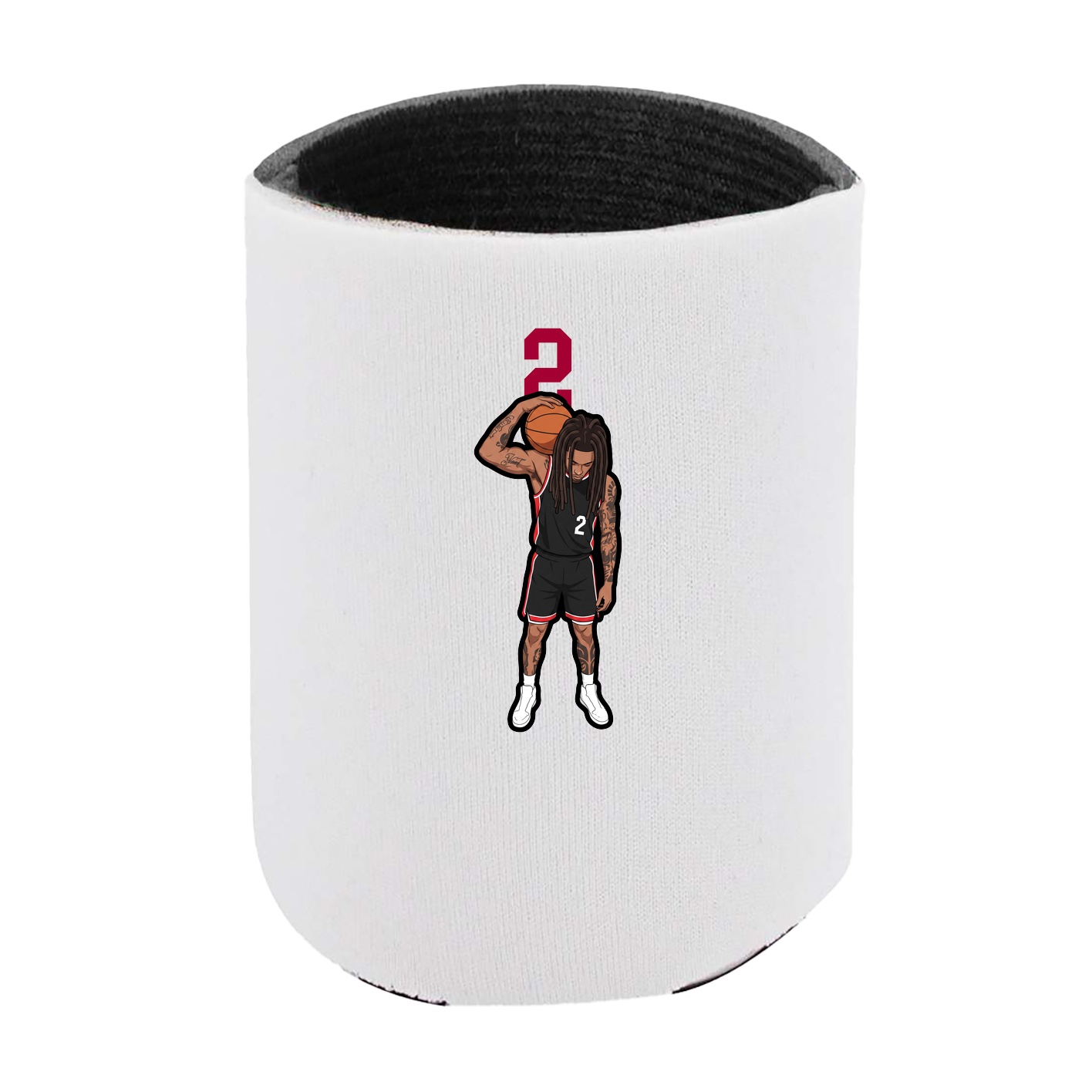 Can Holder — Number Top in White