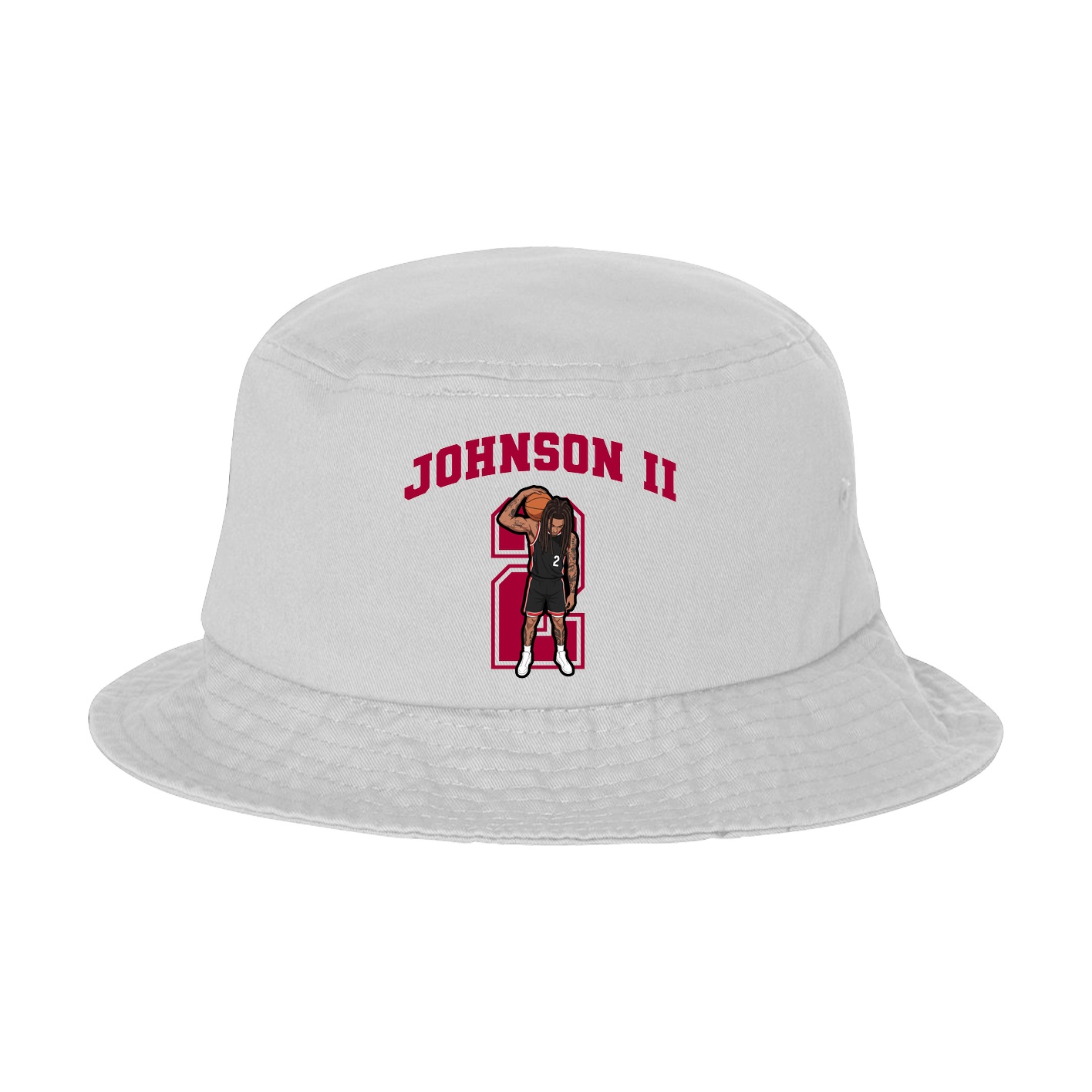 Bucket Cap — Number in White