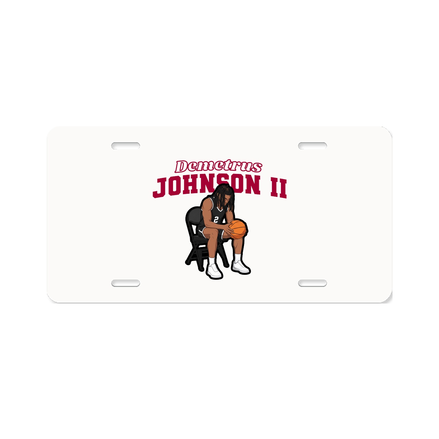 License Plate — Name Arch in Classic