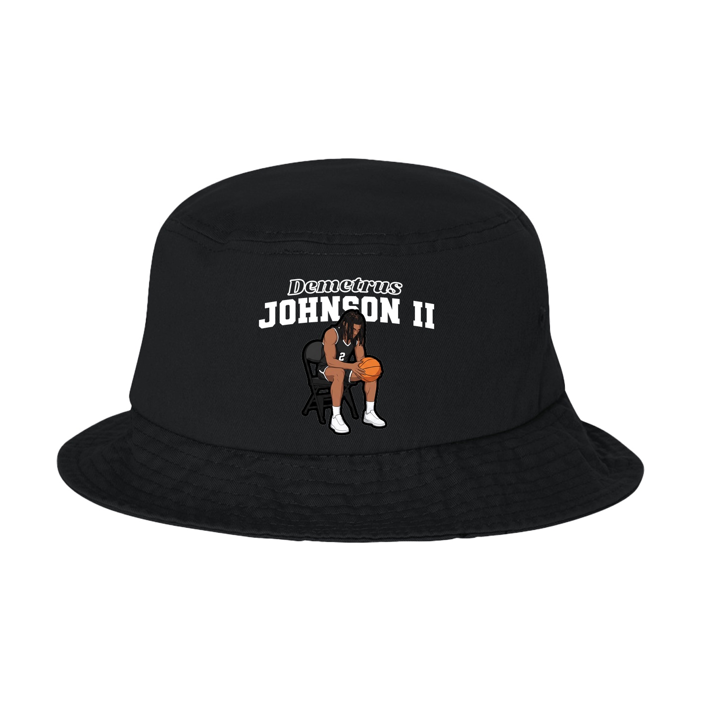 Bucket Cap — Name Arch in Black