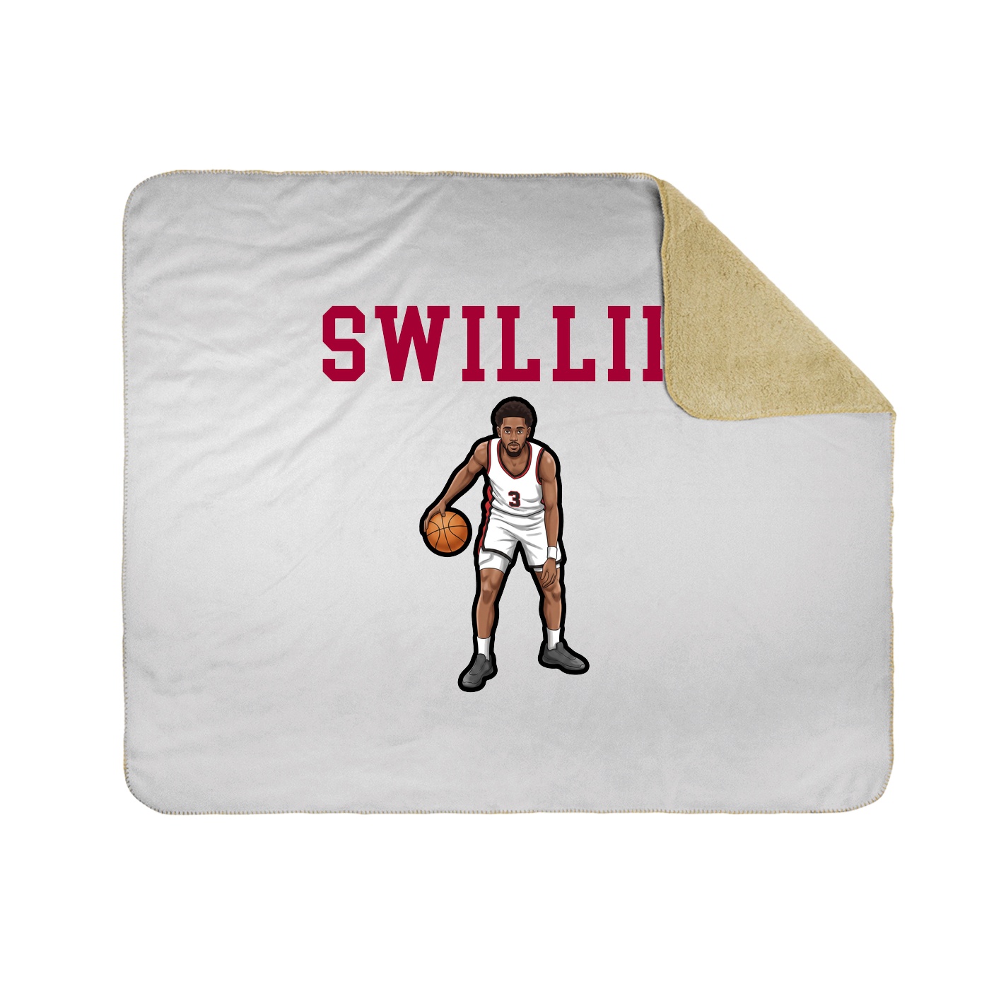 Throw Blanket — Shirsey in White