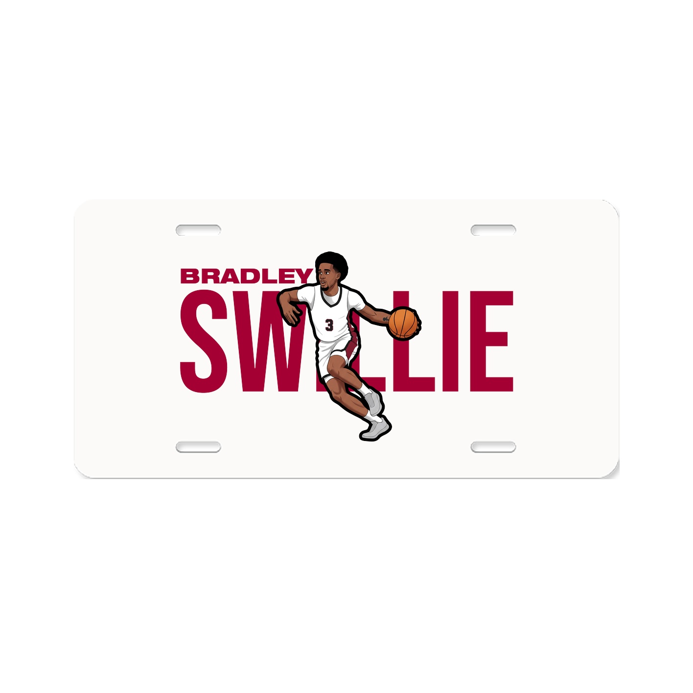 License Plate — Player Name in Classic