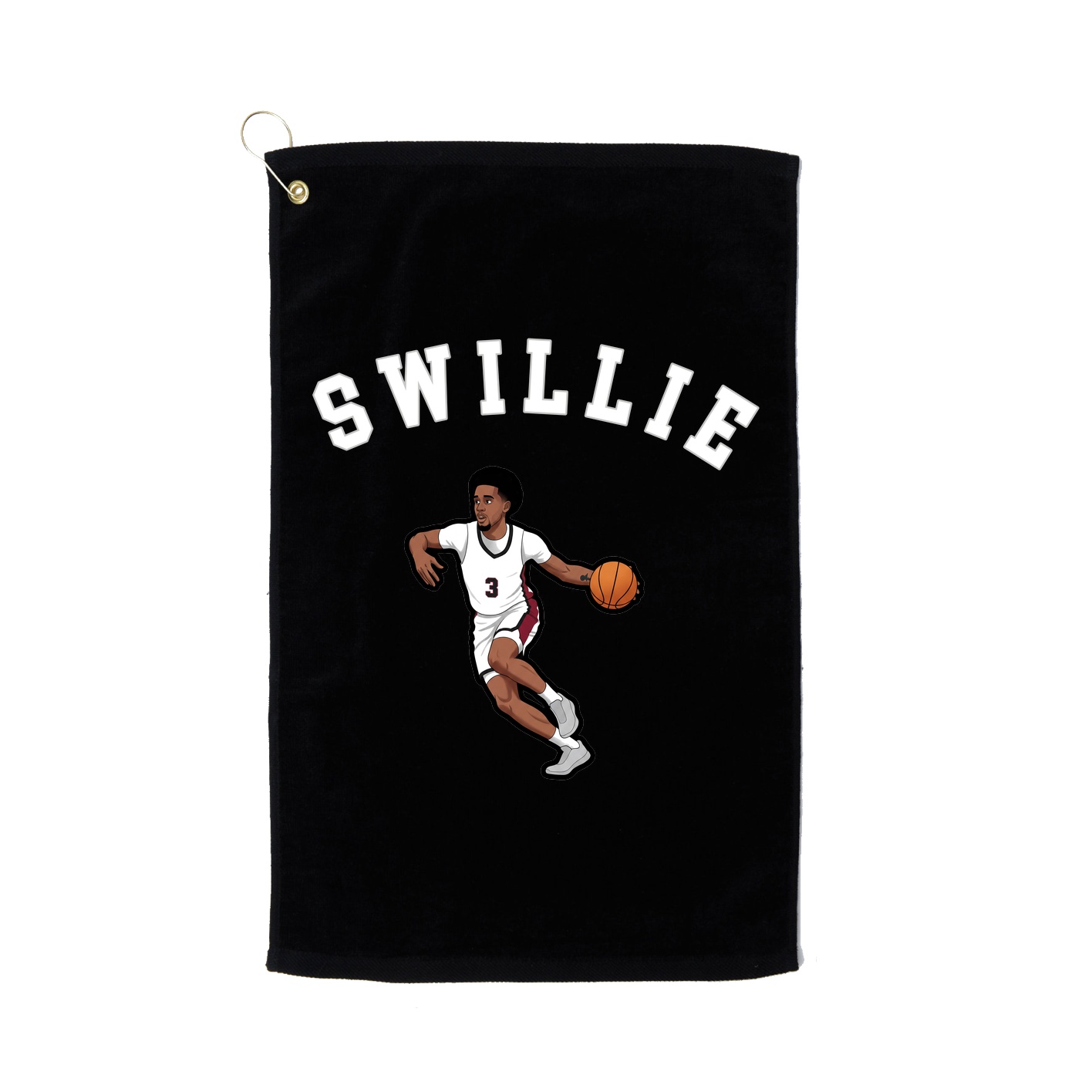 Golf Towel — Shirsey Arch in Black