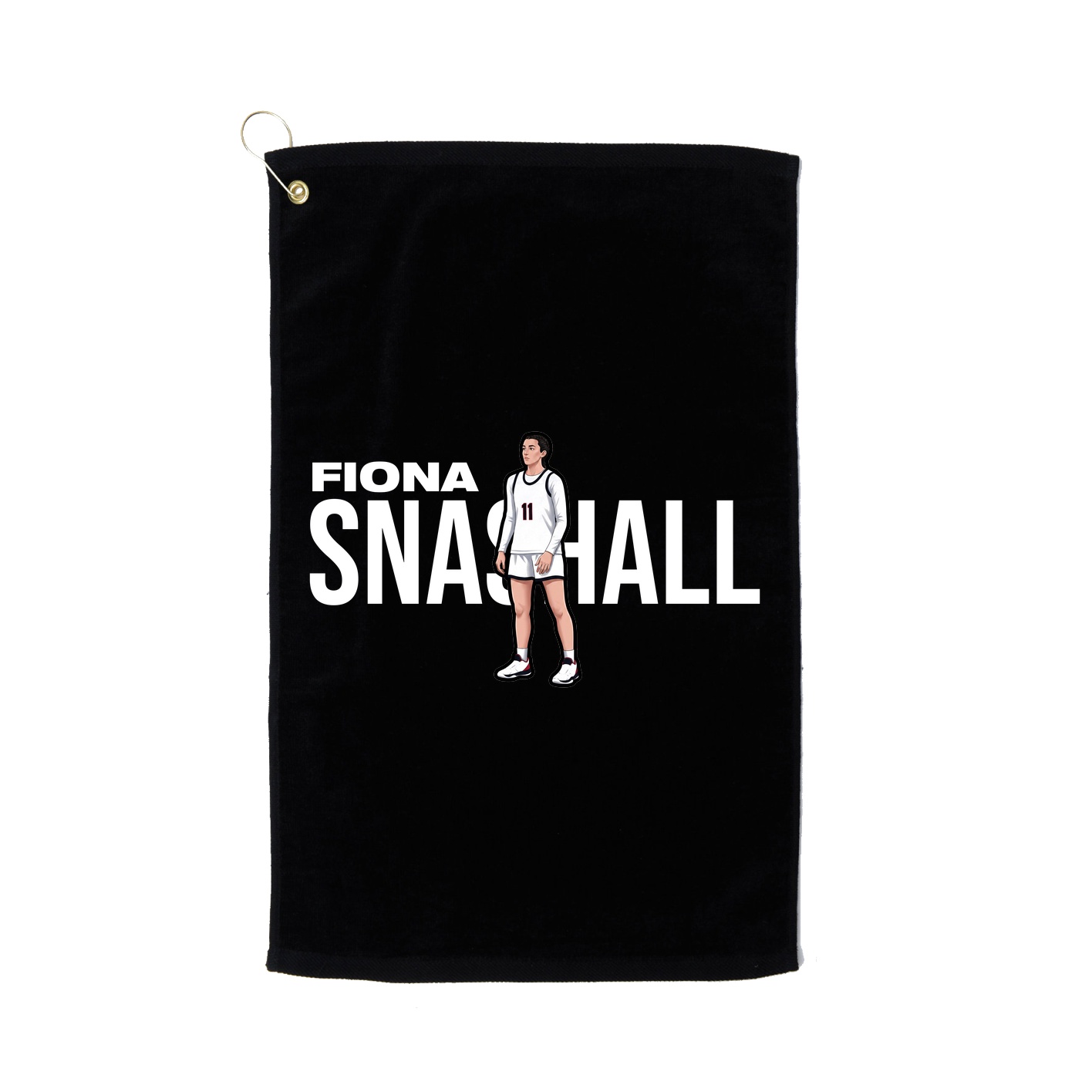 Golf Towel — Player Name in Black