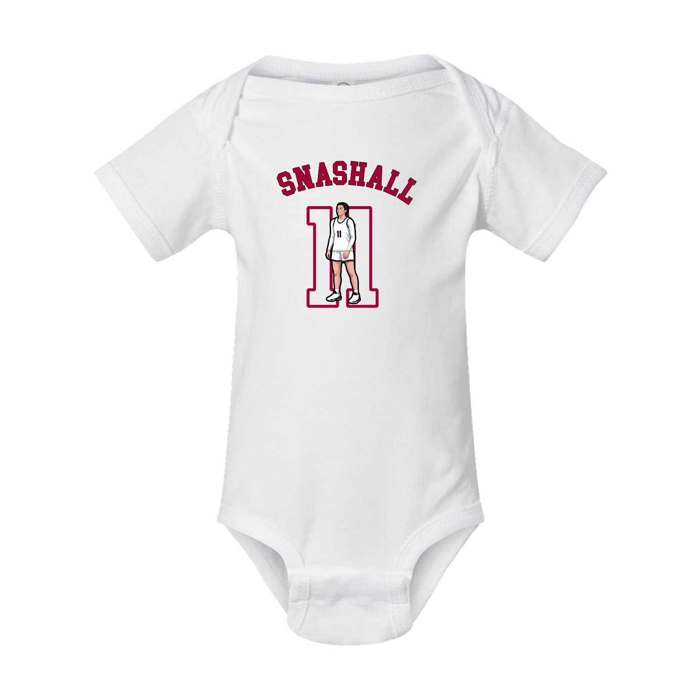 Baby Onesie — Shirsey Arch in White
