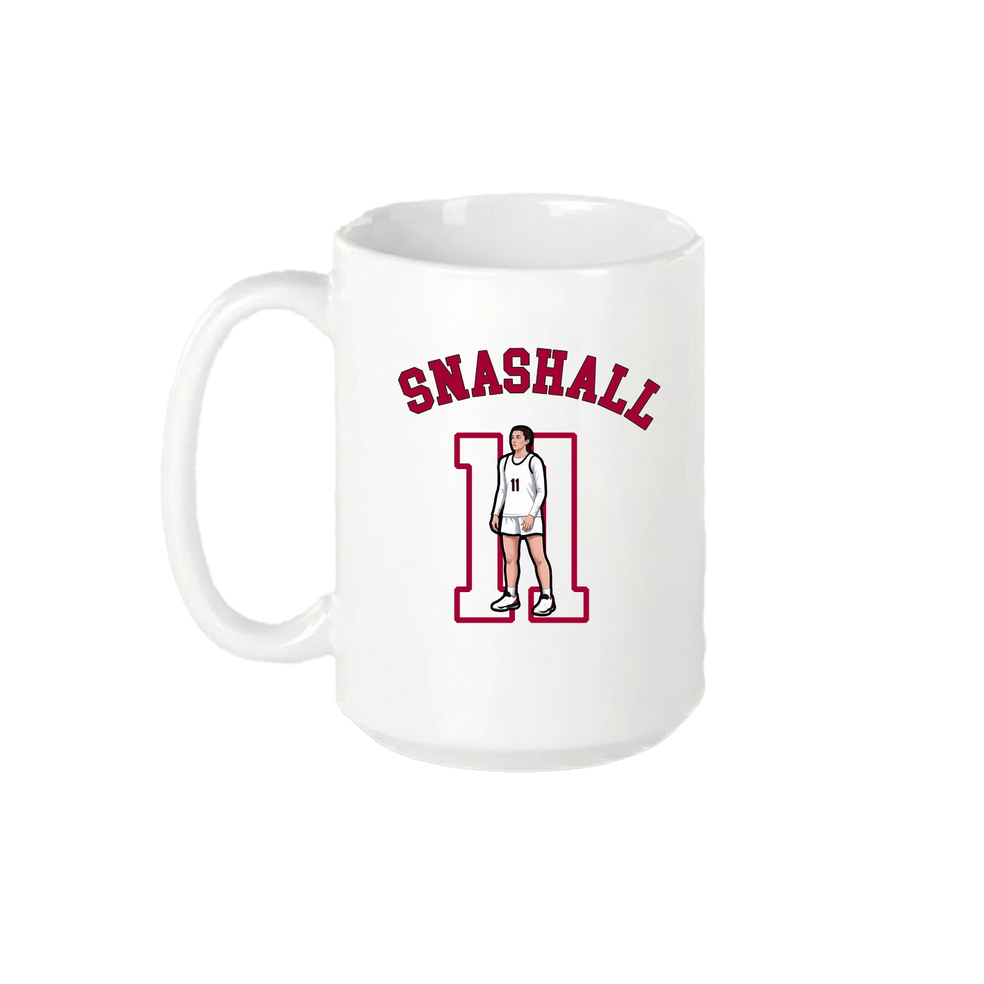 15oz Coffee Mug — Shirsey Arch in White
