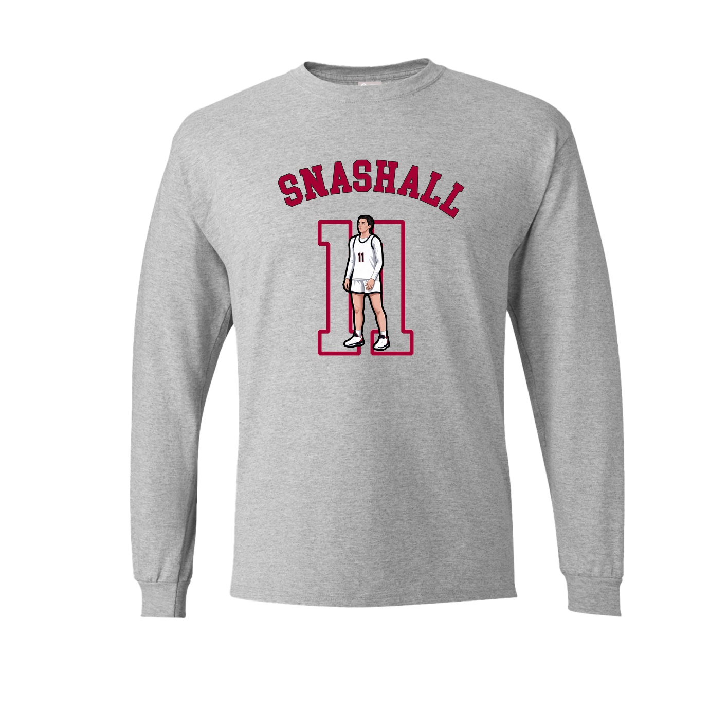 Long Sleeve Tee — Shirsey Arch in Grey
