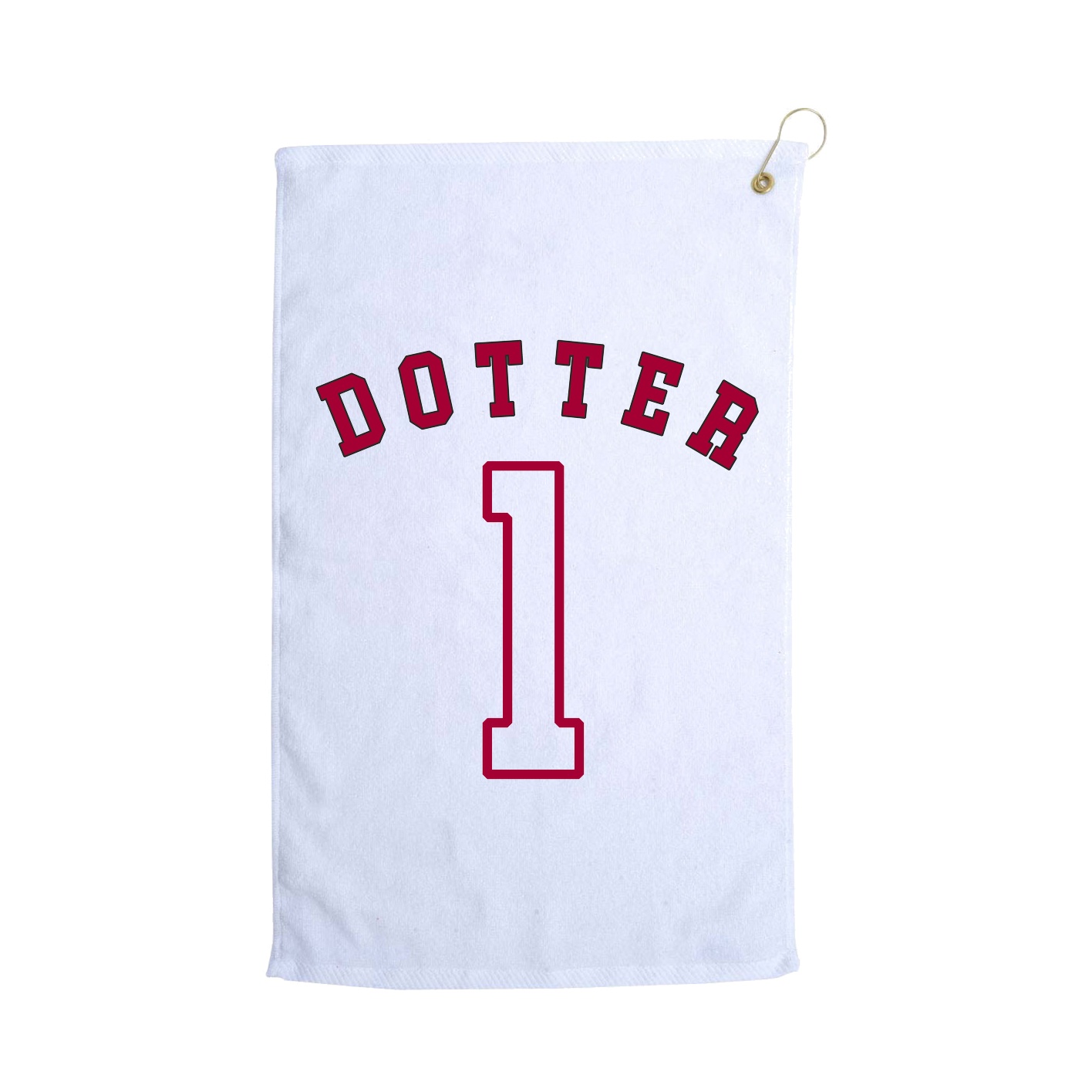 Golf Towel — Shirsey Arch in White
