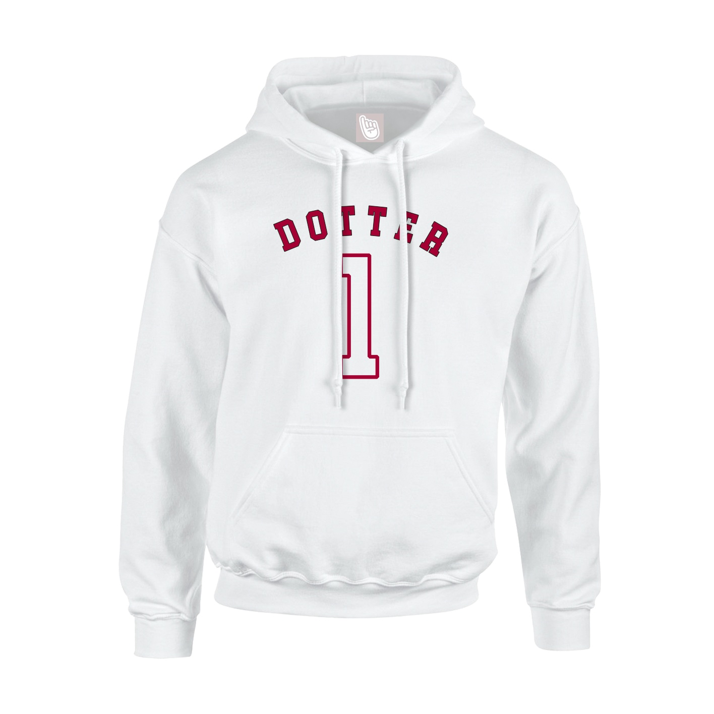 Youth Hoodie — Shirsey Arch in White