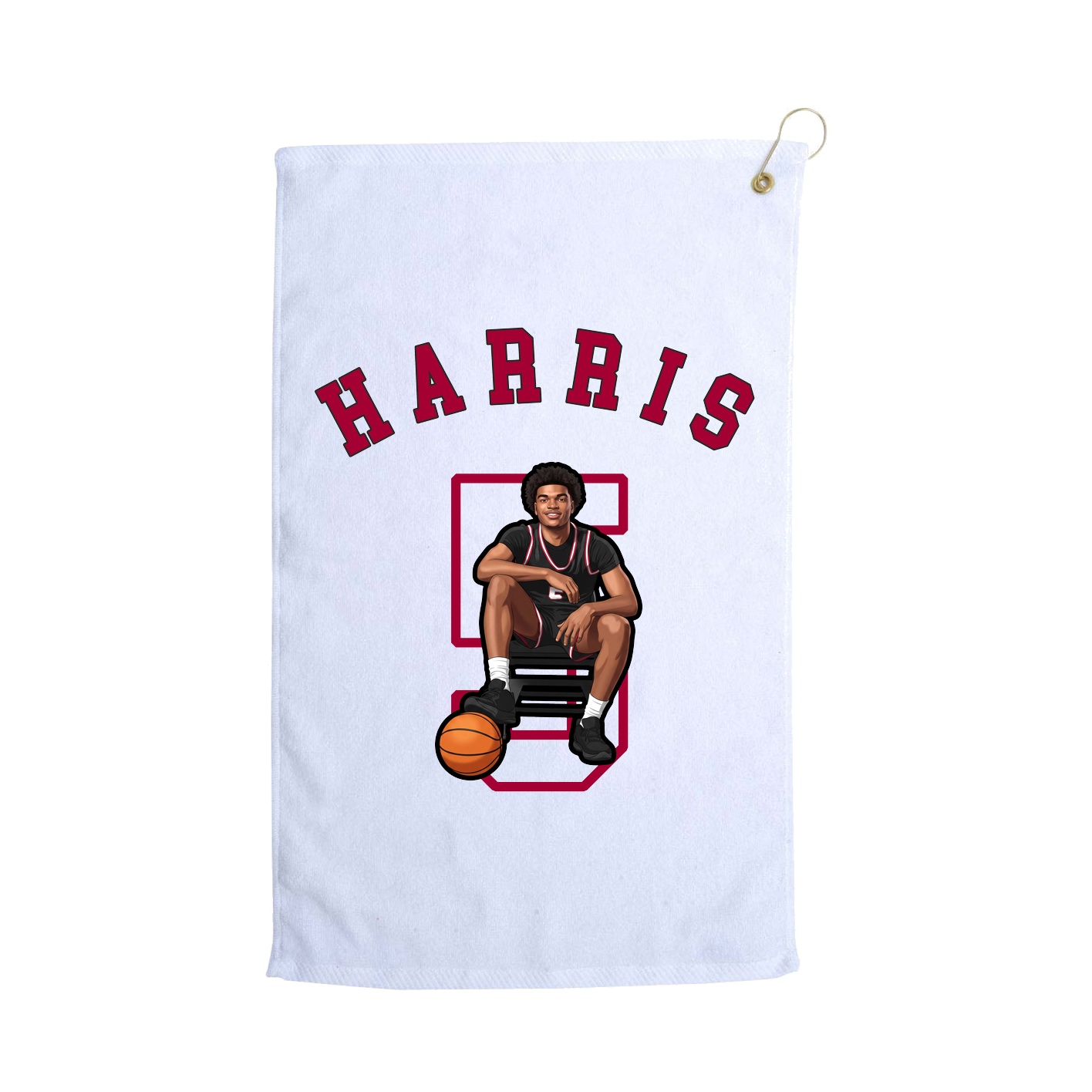 Golf Towel — Shirsey Arch in White