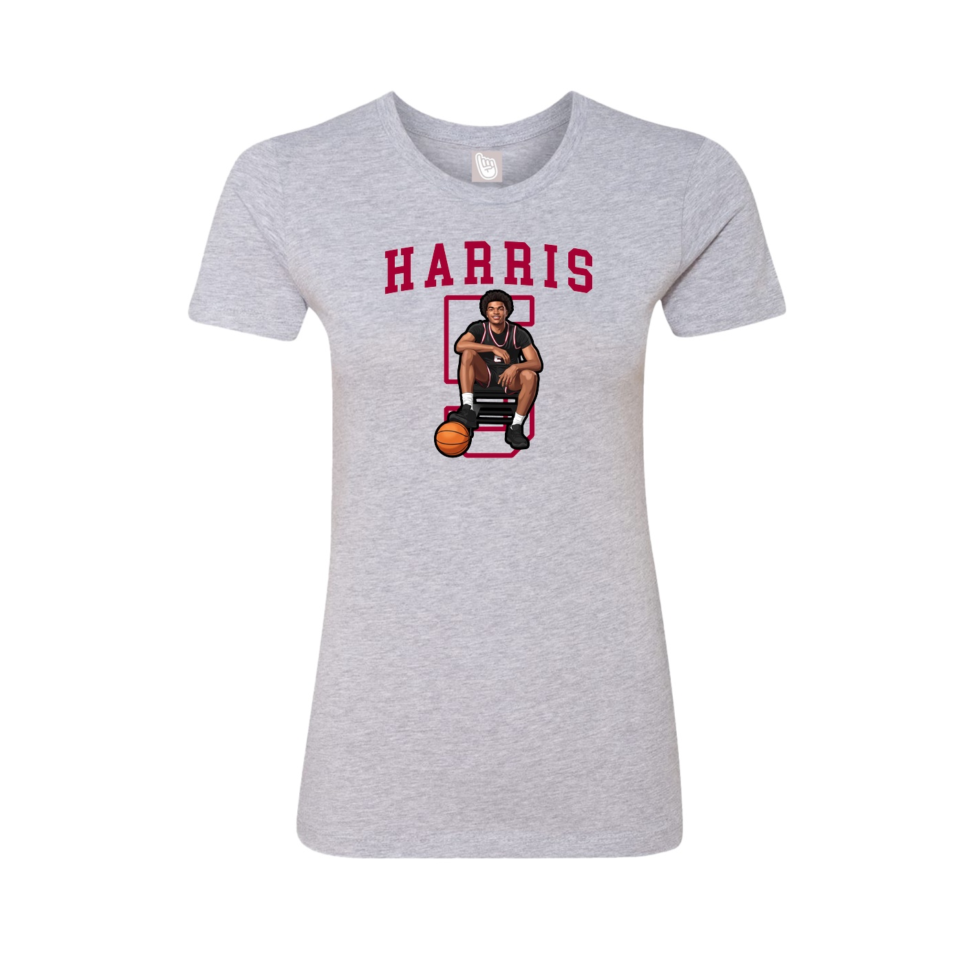 Fitted Women's Tee — Shirsey in Grey