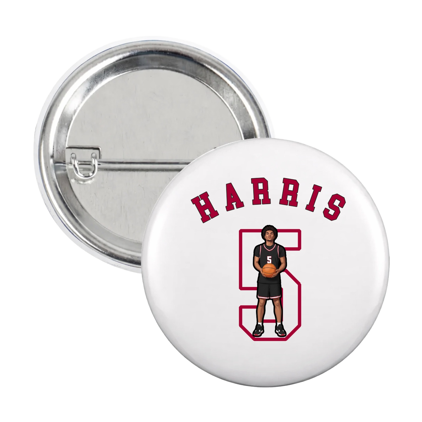 Game Day Button — Shirsey Arch in White
