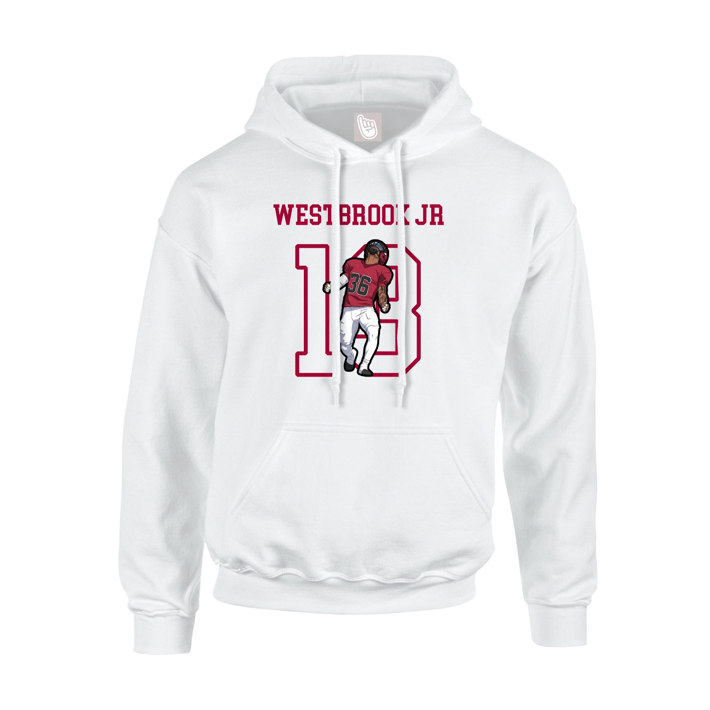 Hoodie — Shirsey in White