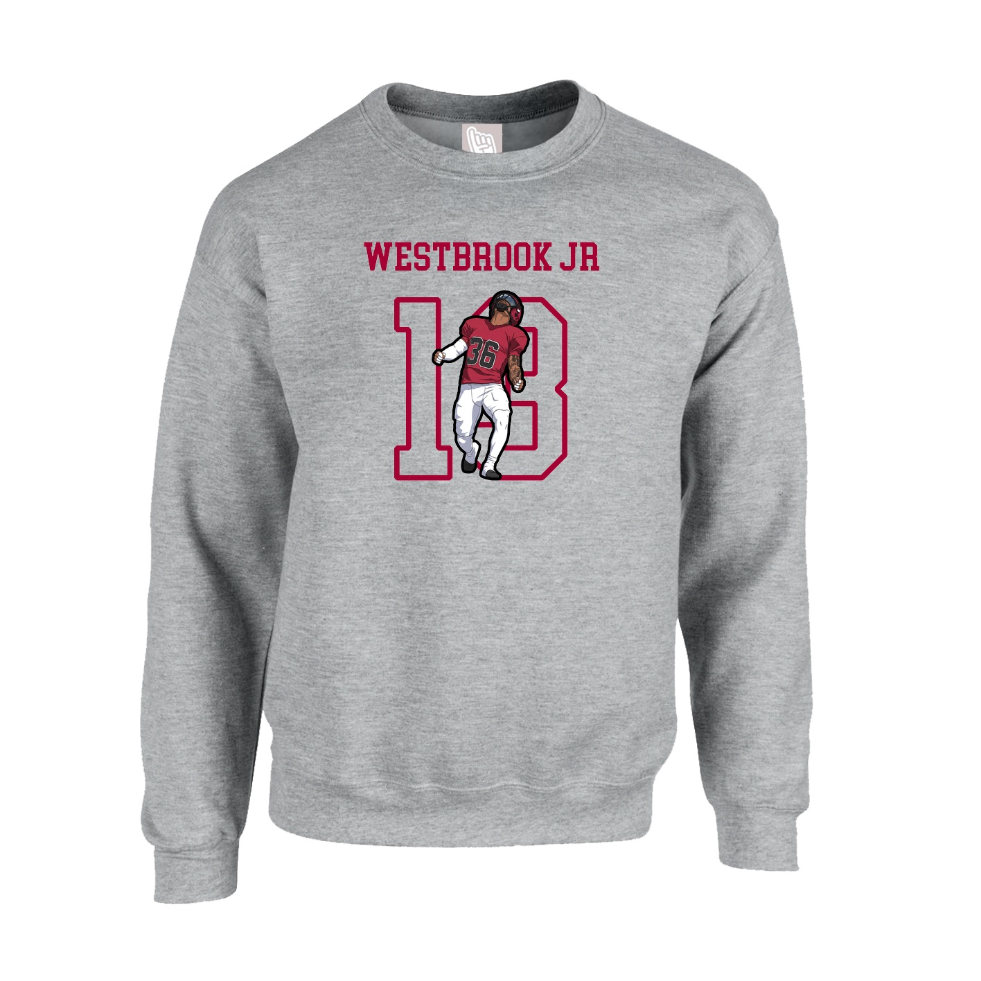 Fleece Crew — Shirsey in Grey