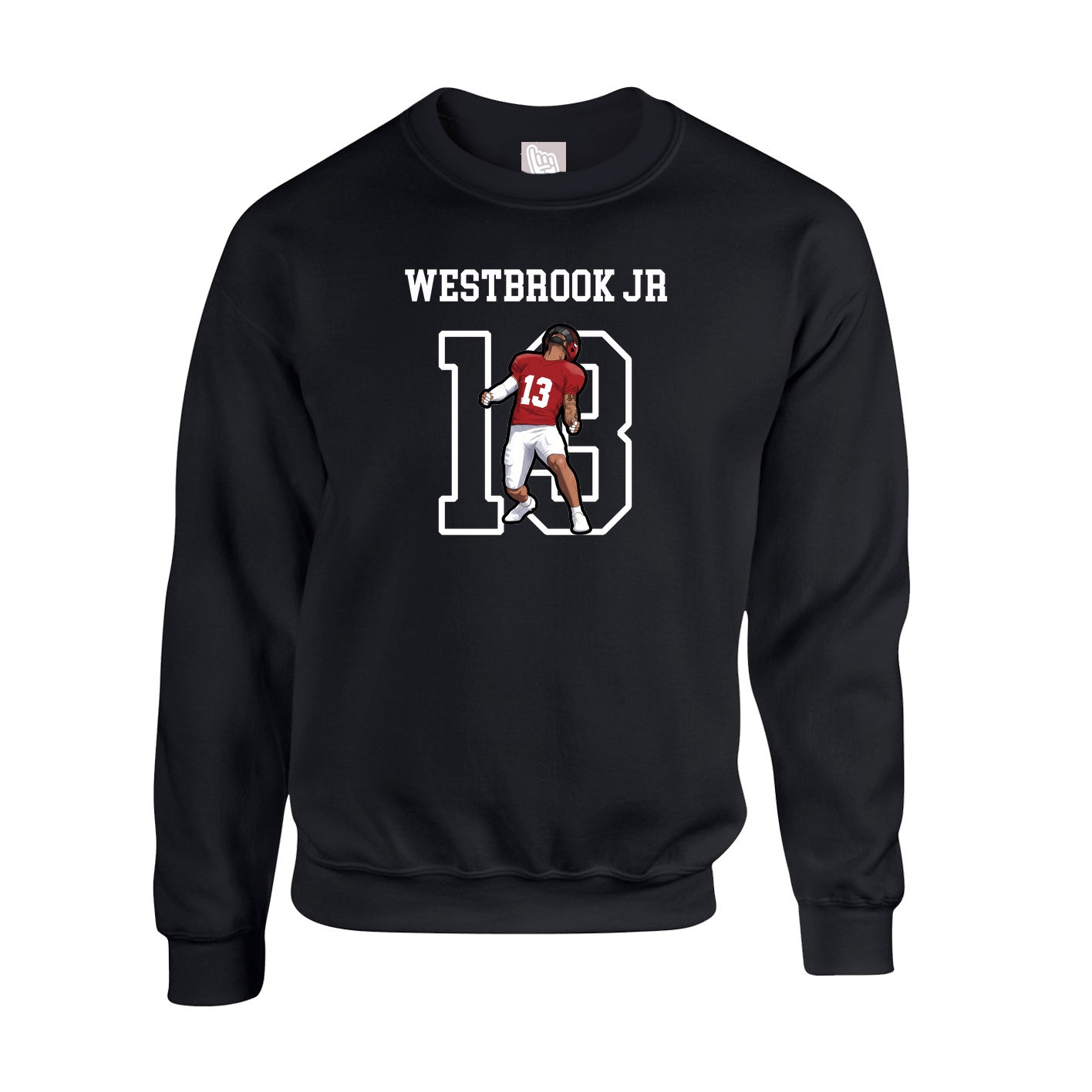 Fleece Crew — Shirsey in Black