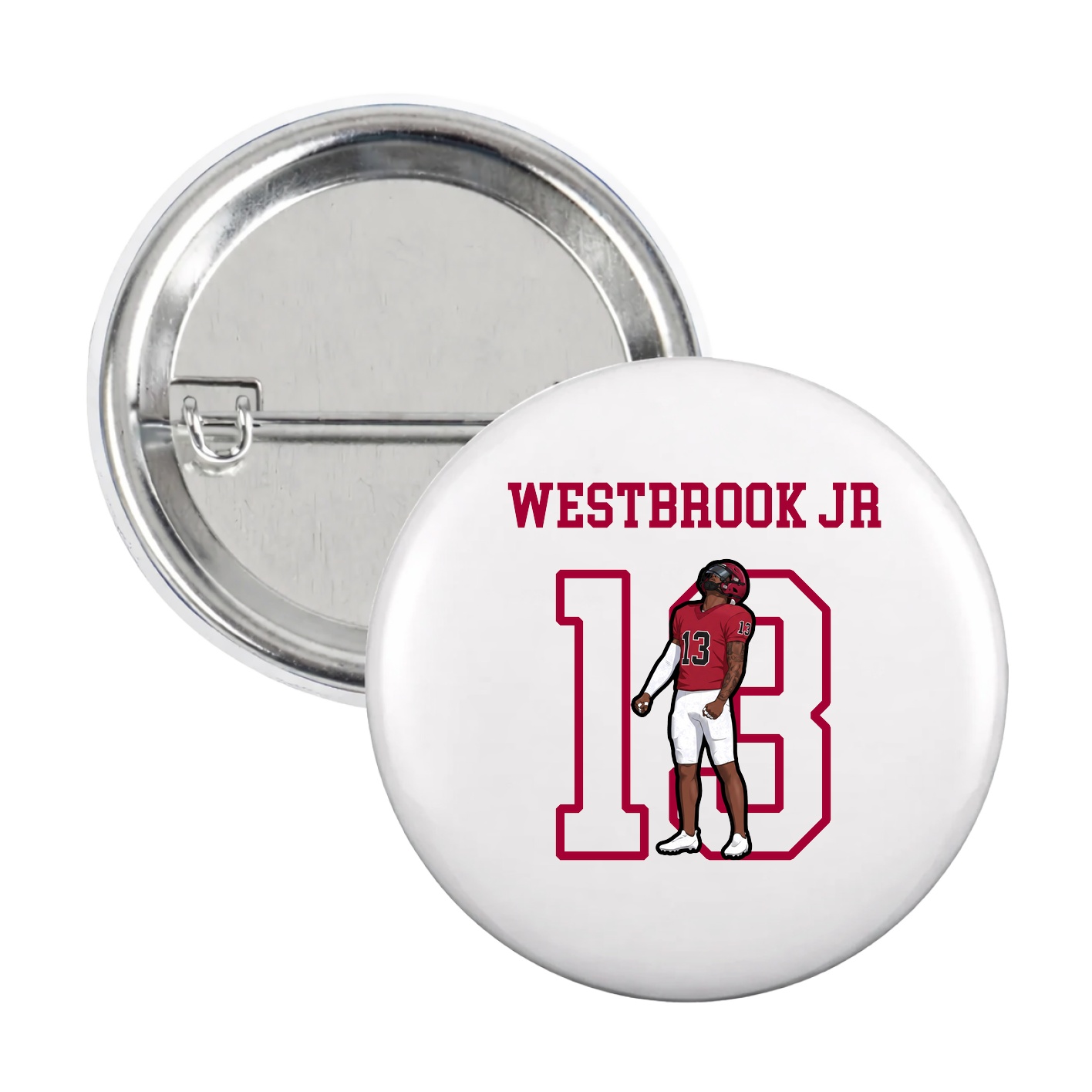 Game Day Button — Shirsey in White