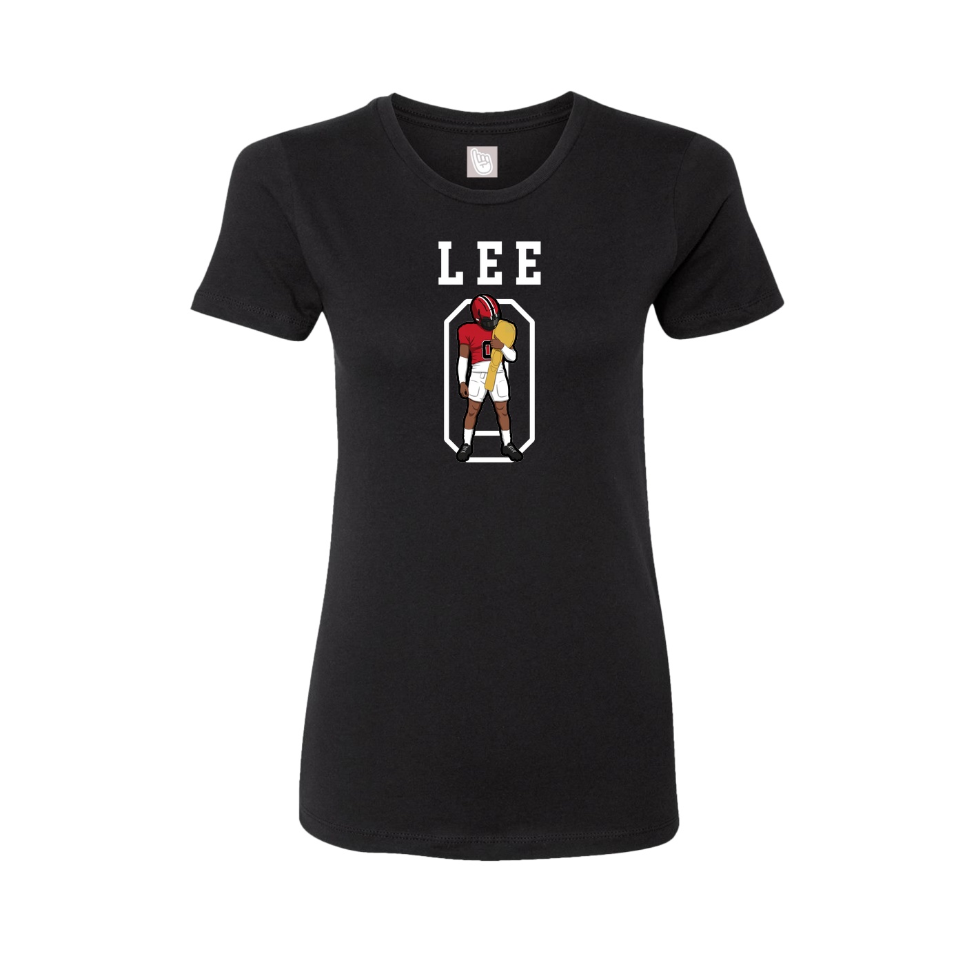 Fitted Women's Tee — Shirsey in Black