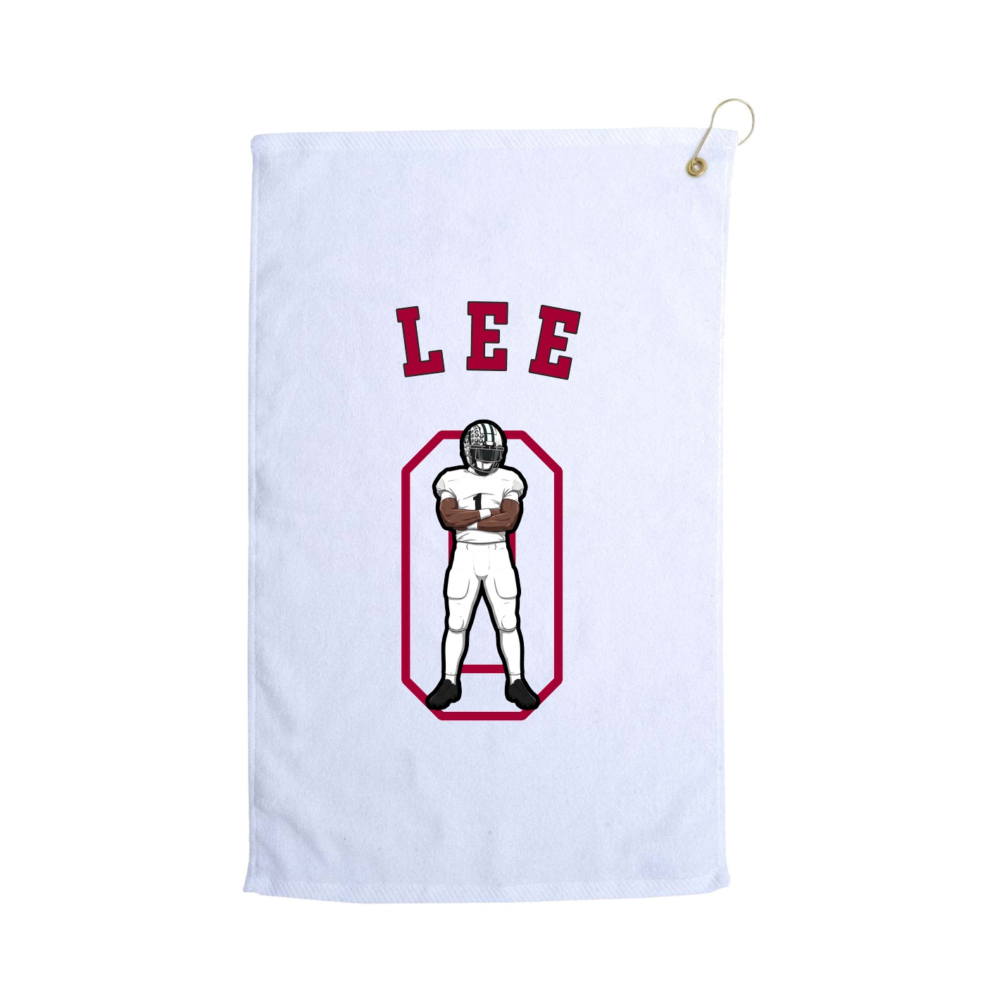 Golf Towel — Shirsey Arch in White