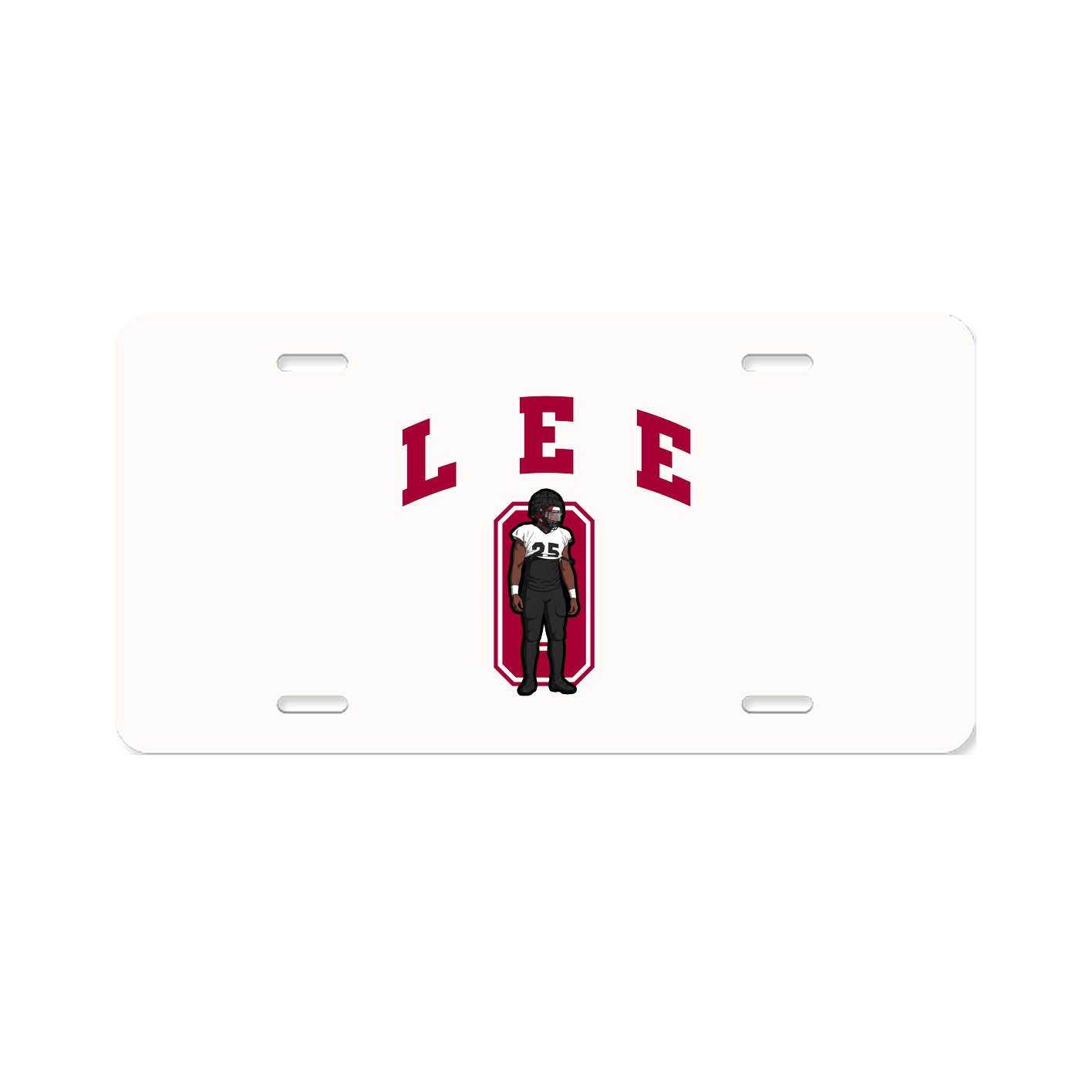 License Plate — Number in Classic