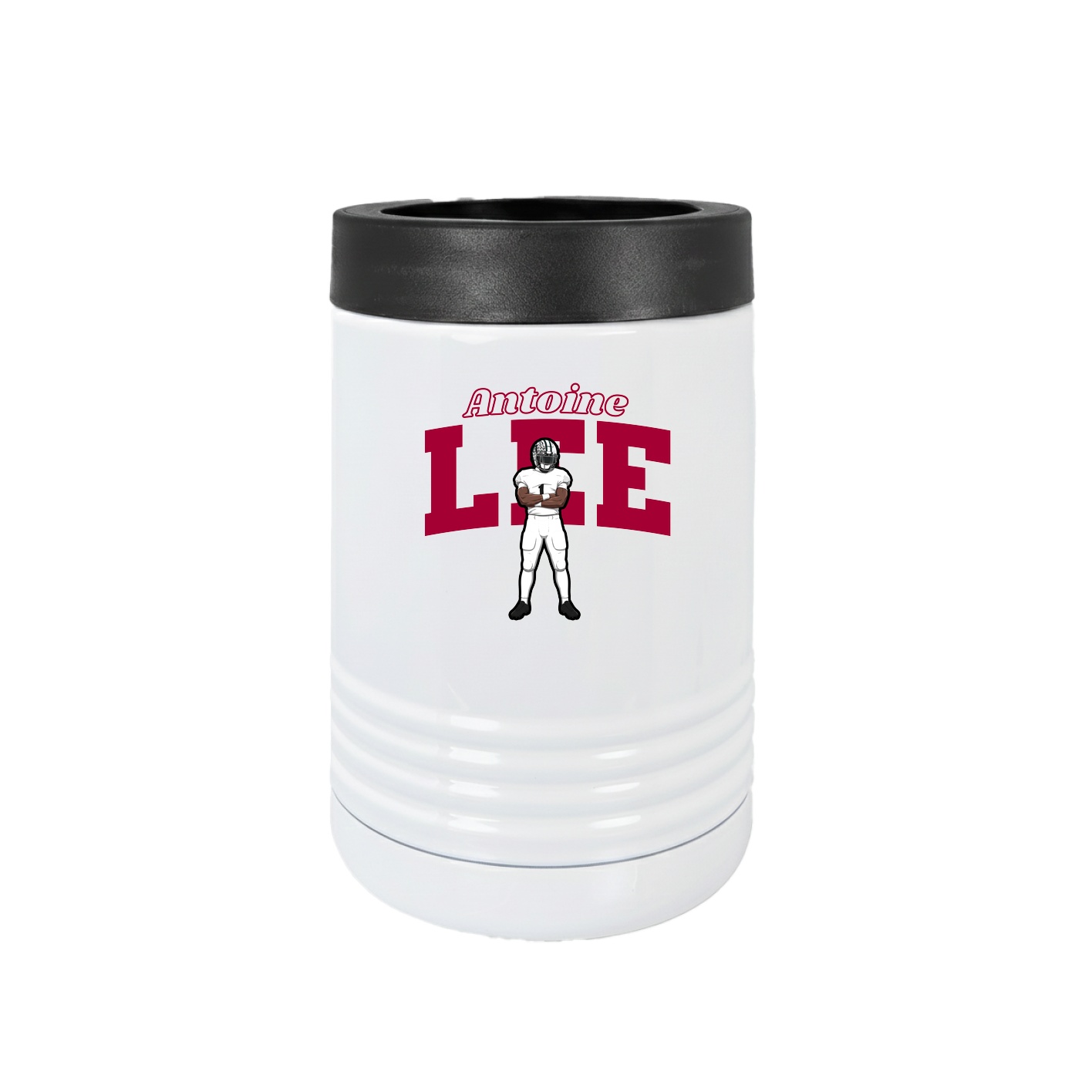 Beverage Holder — Name Arch in White