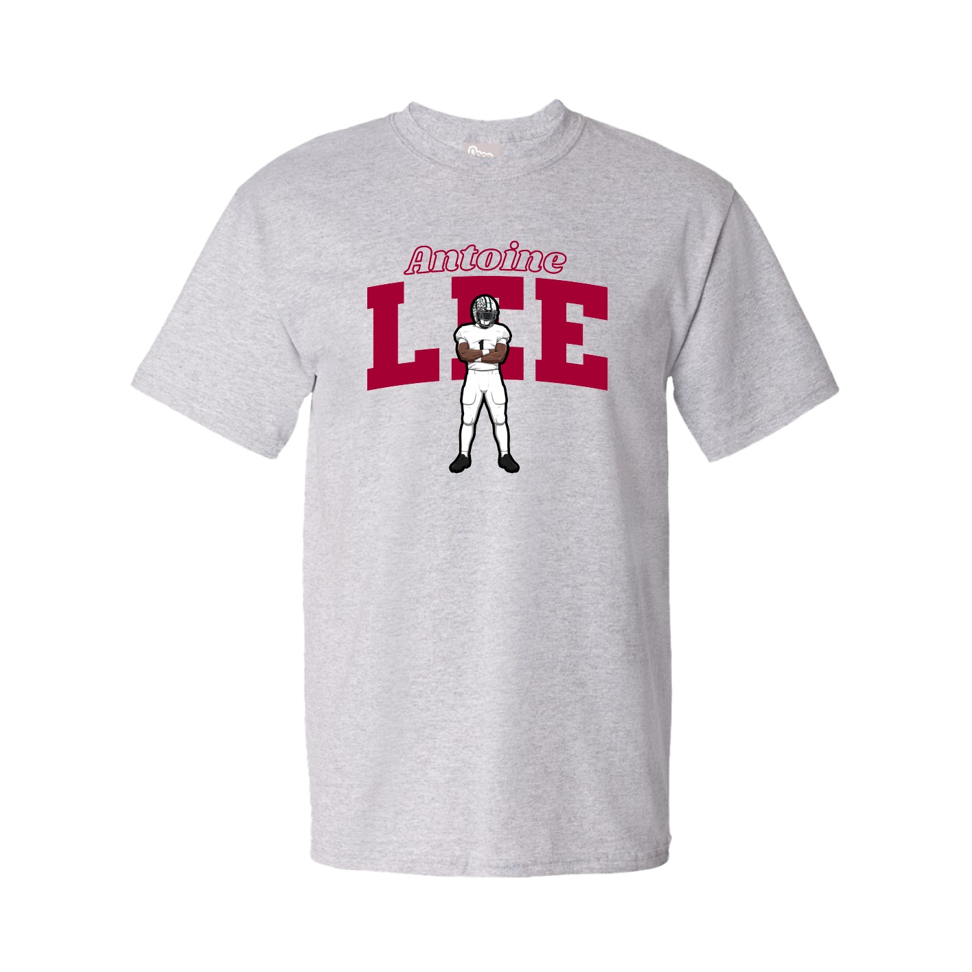 Tee — Name Arch in Grey