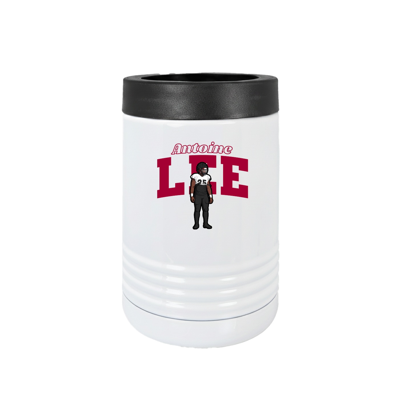 Beverage Holder — Name Arch in White