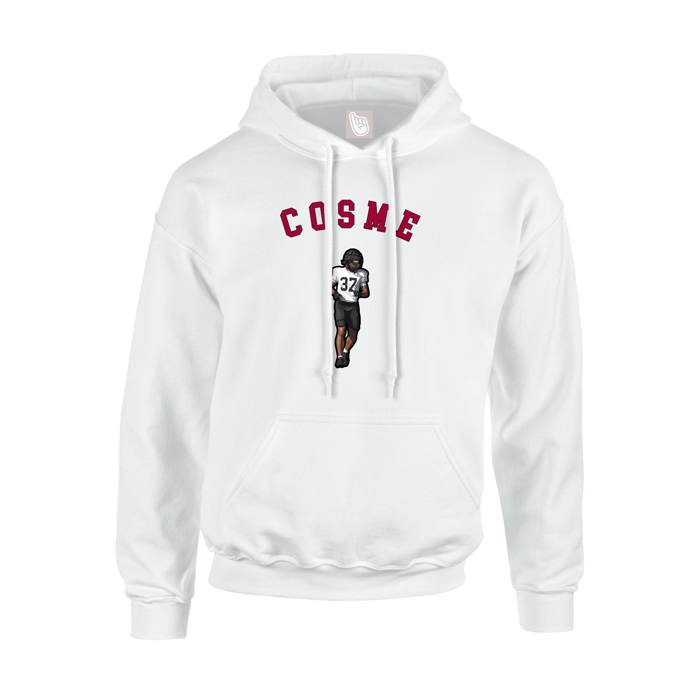 Youth Hoodie — Shirsey Arch in White