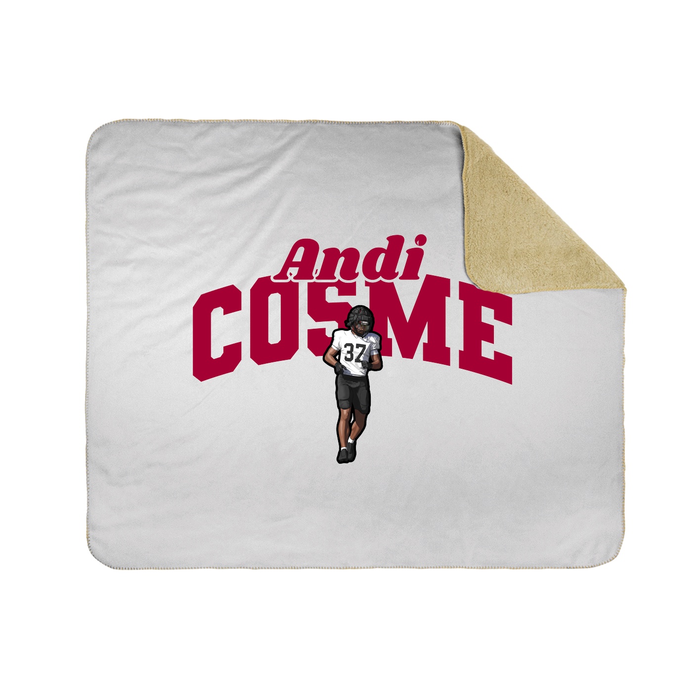 Throw Blanket — Signature Arch in White