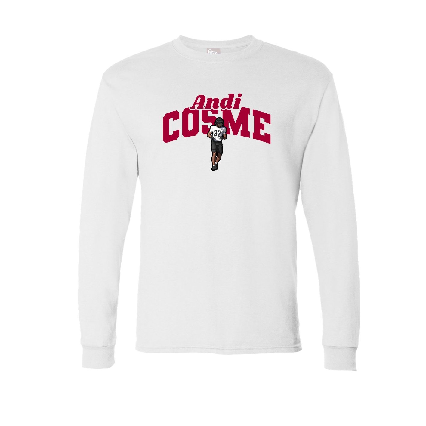 Long Sleeve Tee — Signature Arch in White