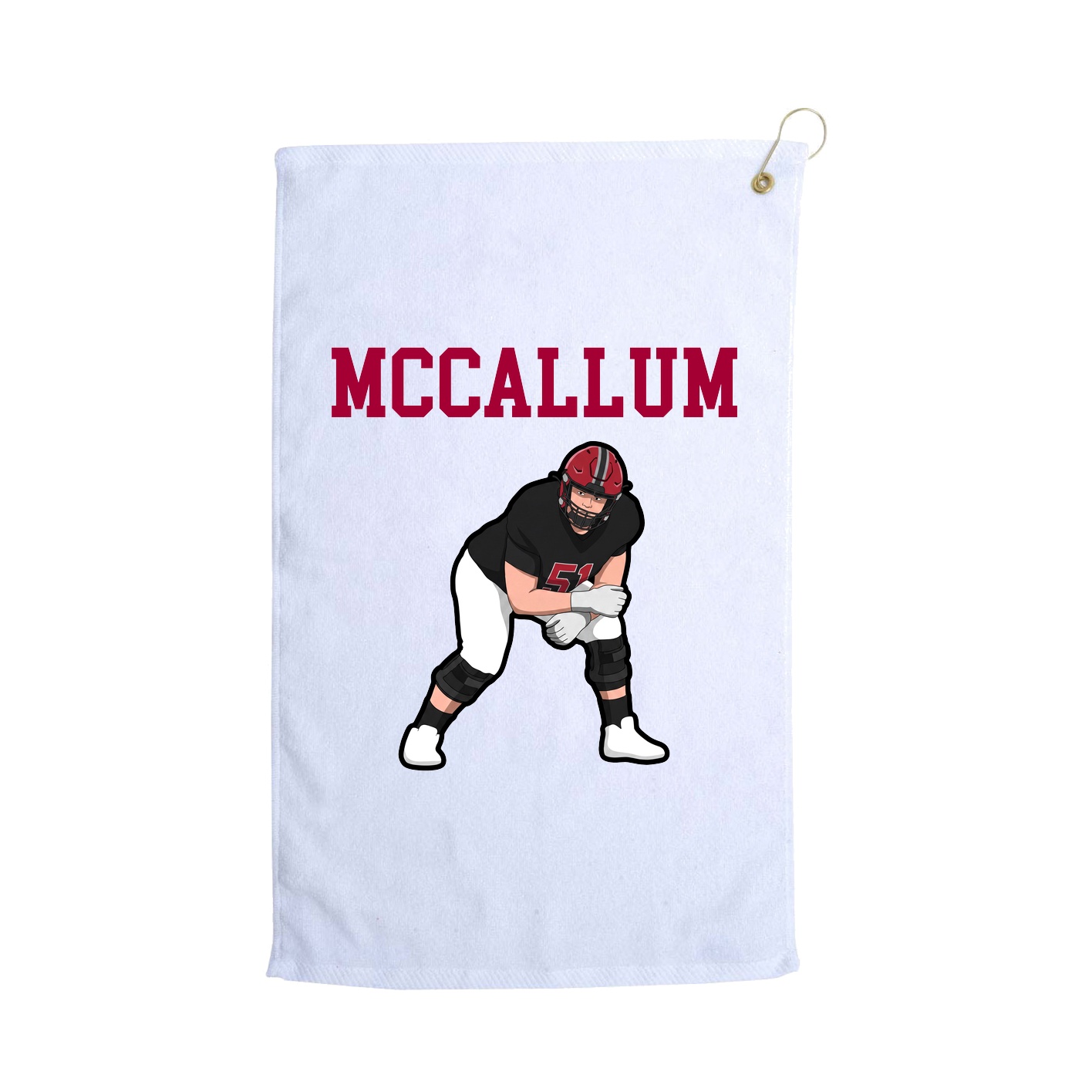 Golf Towel — Shirsey in White