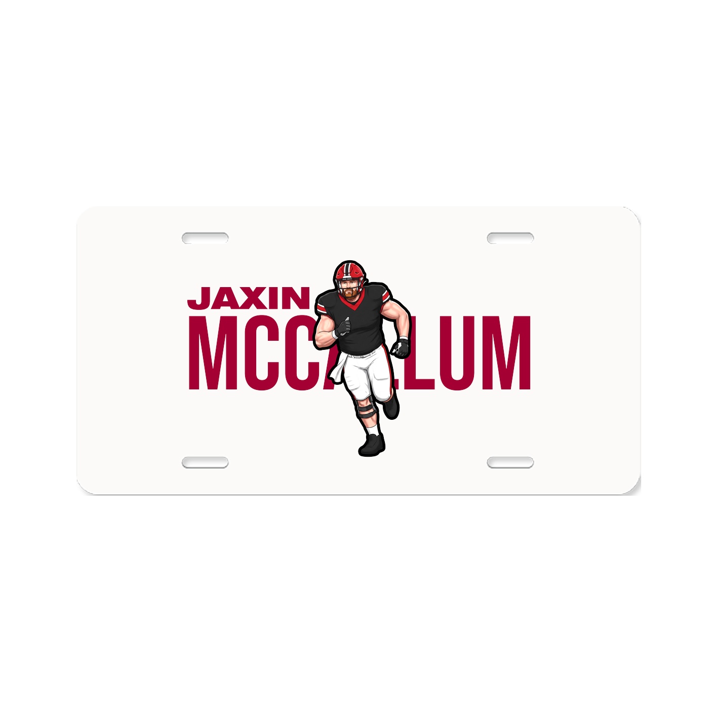 License Plate — Player Name in Classic