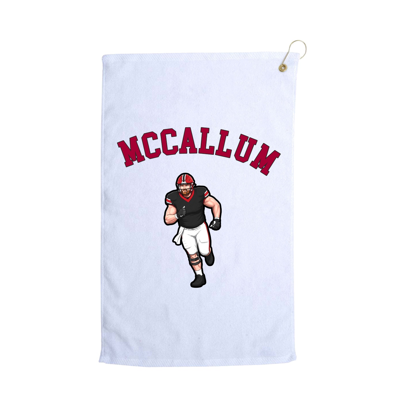 Golf Towel — Shirsey Arch in White