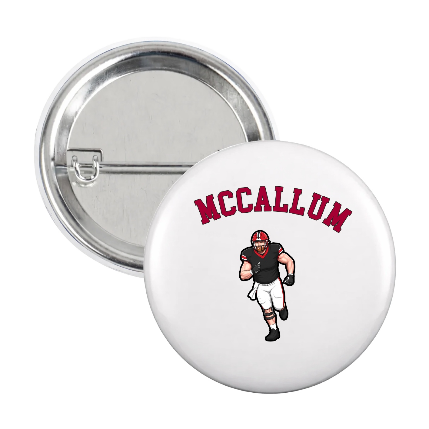 Game Day Button — Shirsey Arch in White