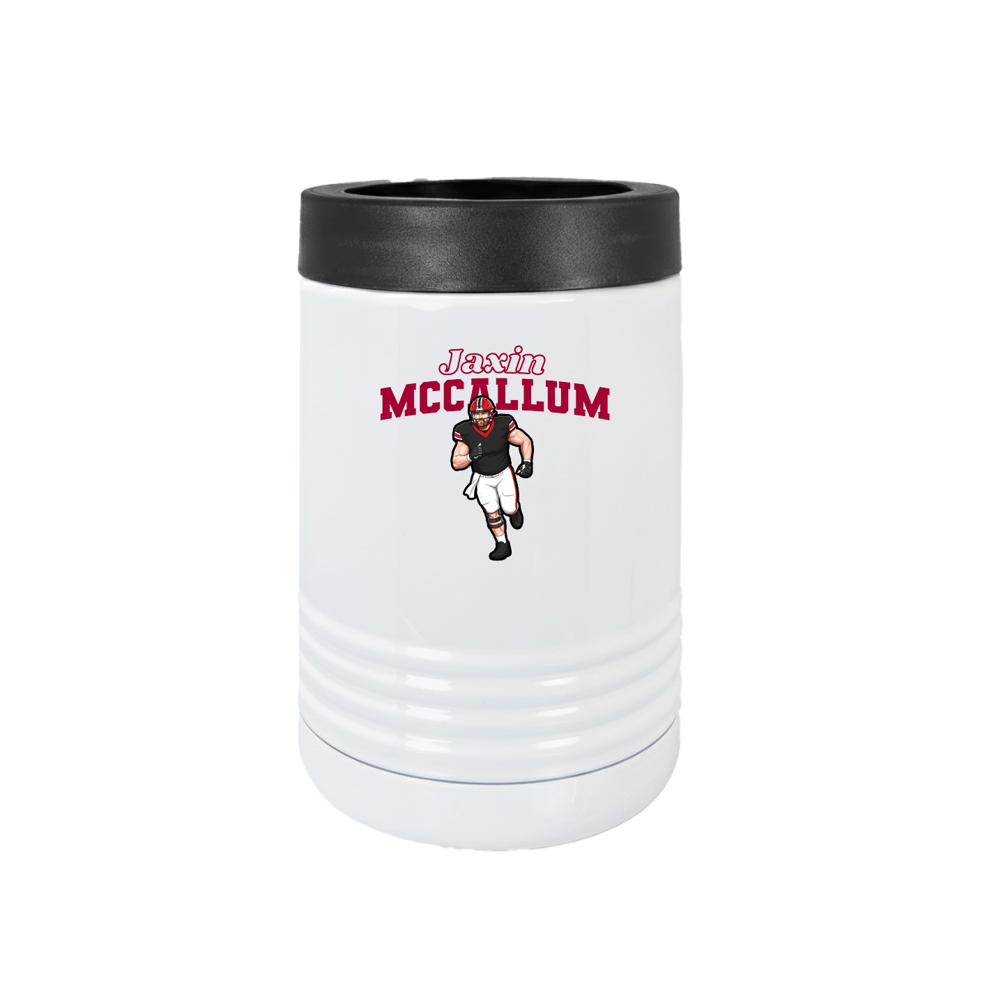 Beverage Holder — Name Arch in White