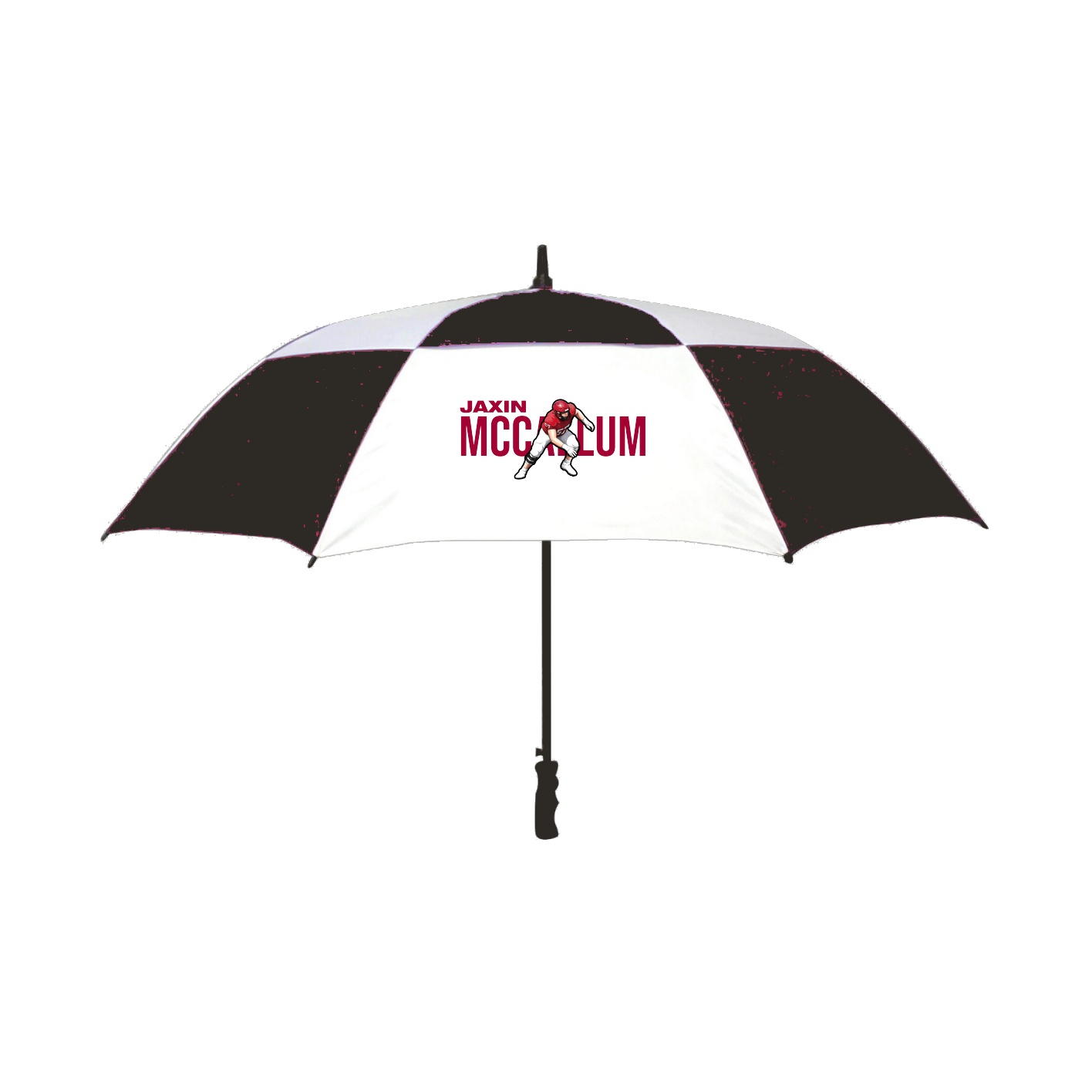 Golf Umbrella — Player Name in Black