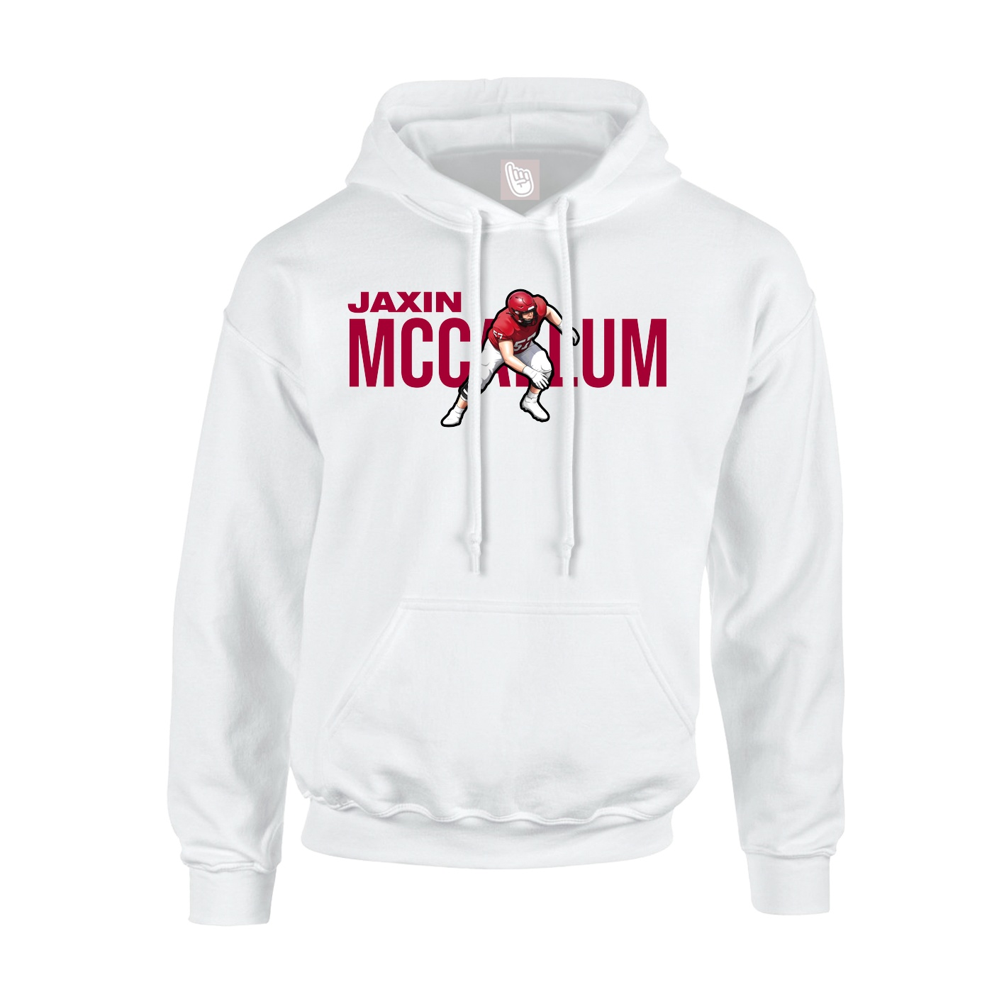 Hoodie — Player Name in White