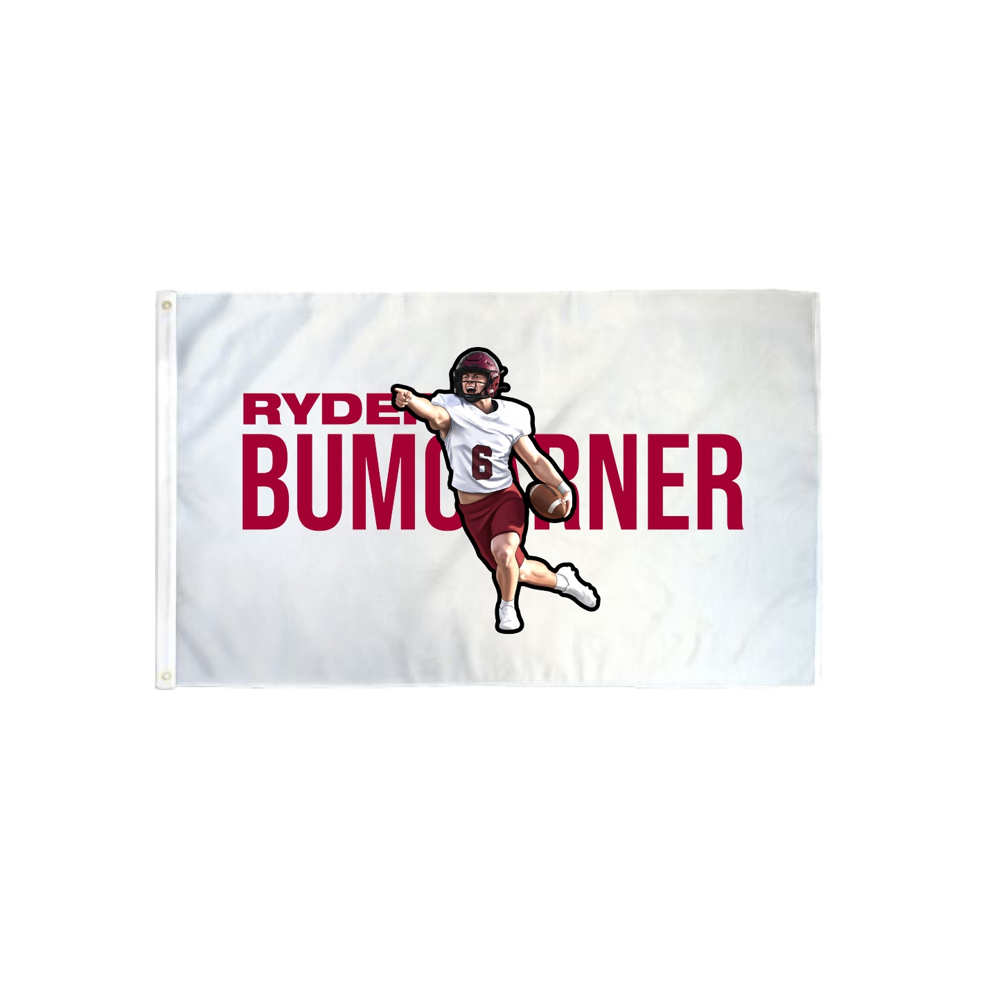 3x5 Flag — Player Name in Classic