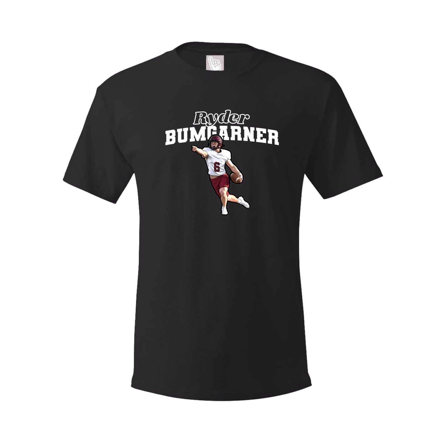 Youth Tee — Name Arch in Black